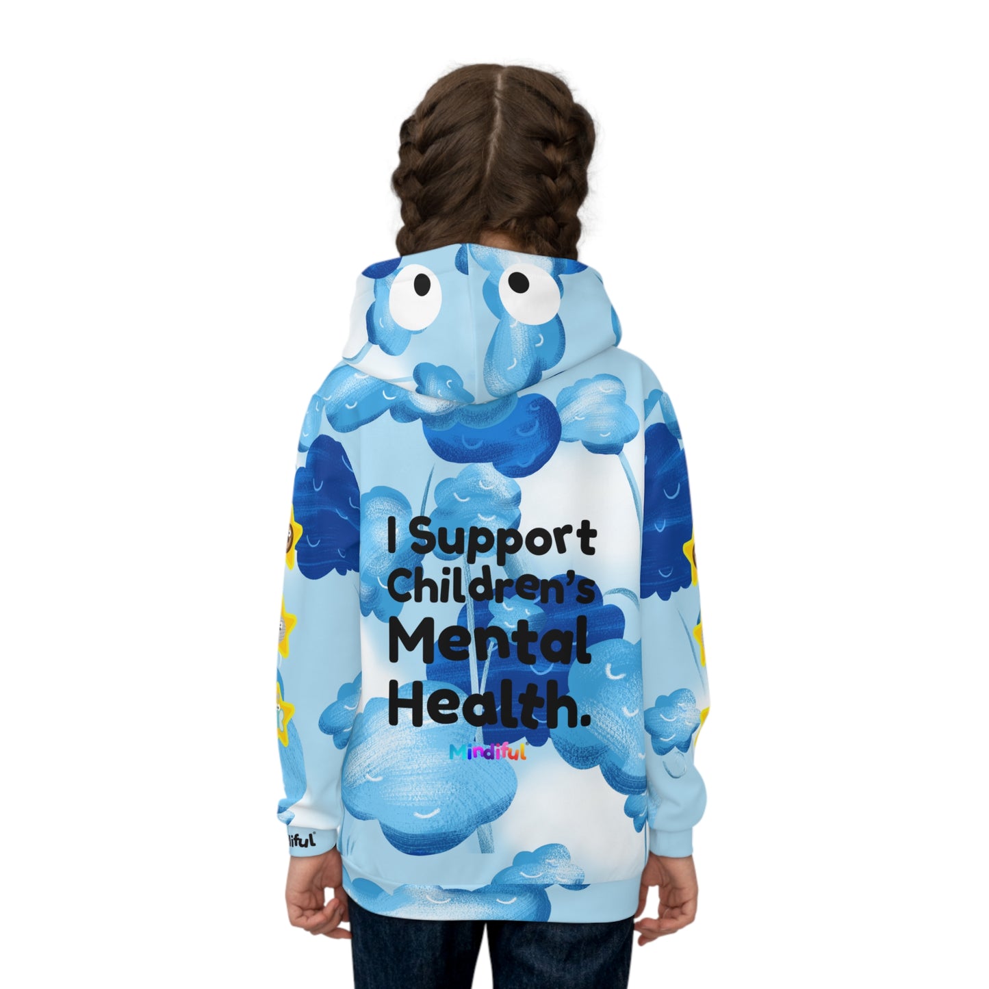 Mindiful® "Cloudy with a Chance of Steve" Children's Hoodie