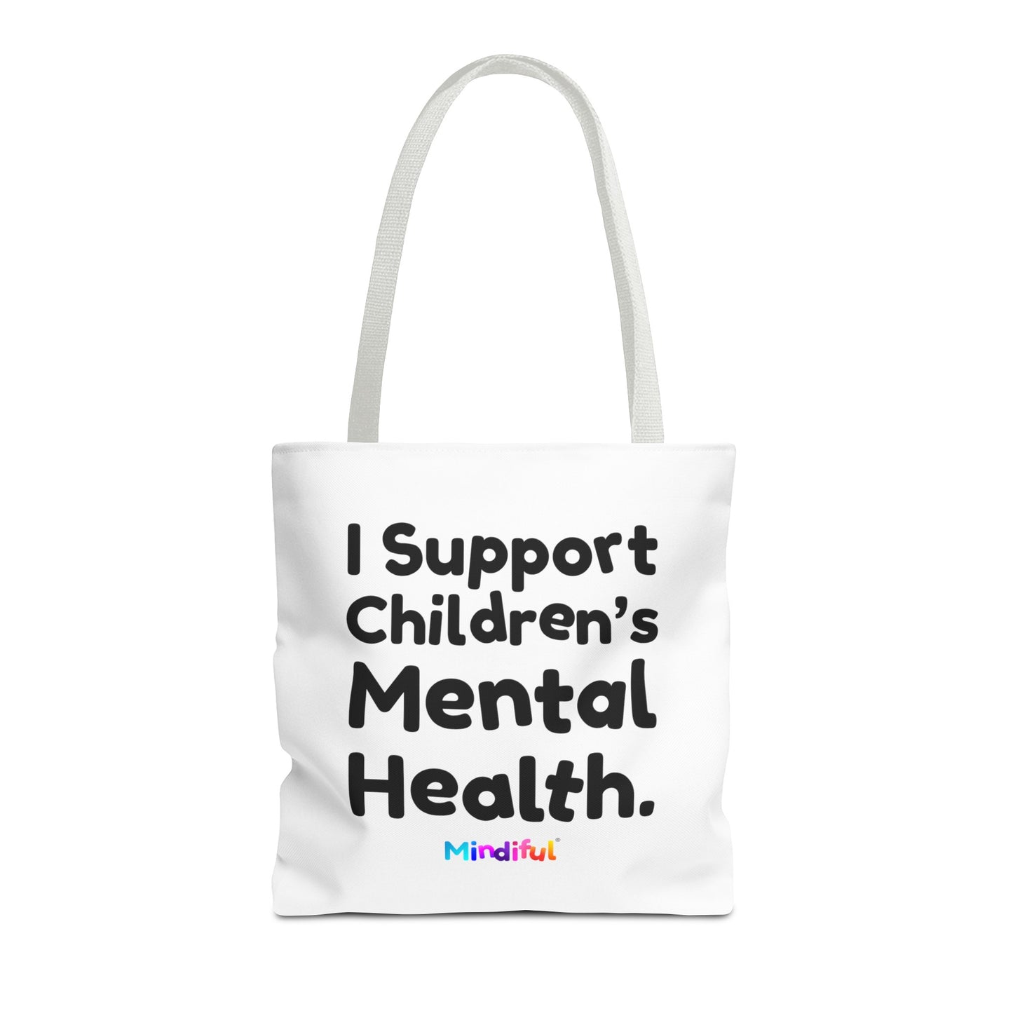 Mindiful® "I Support Children's Mental Health" Tote Bag