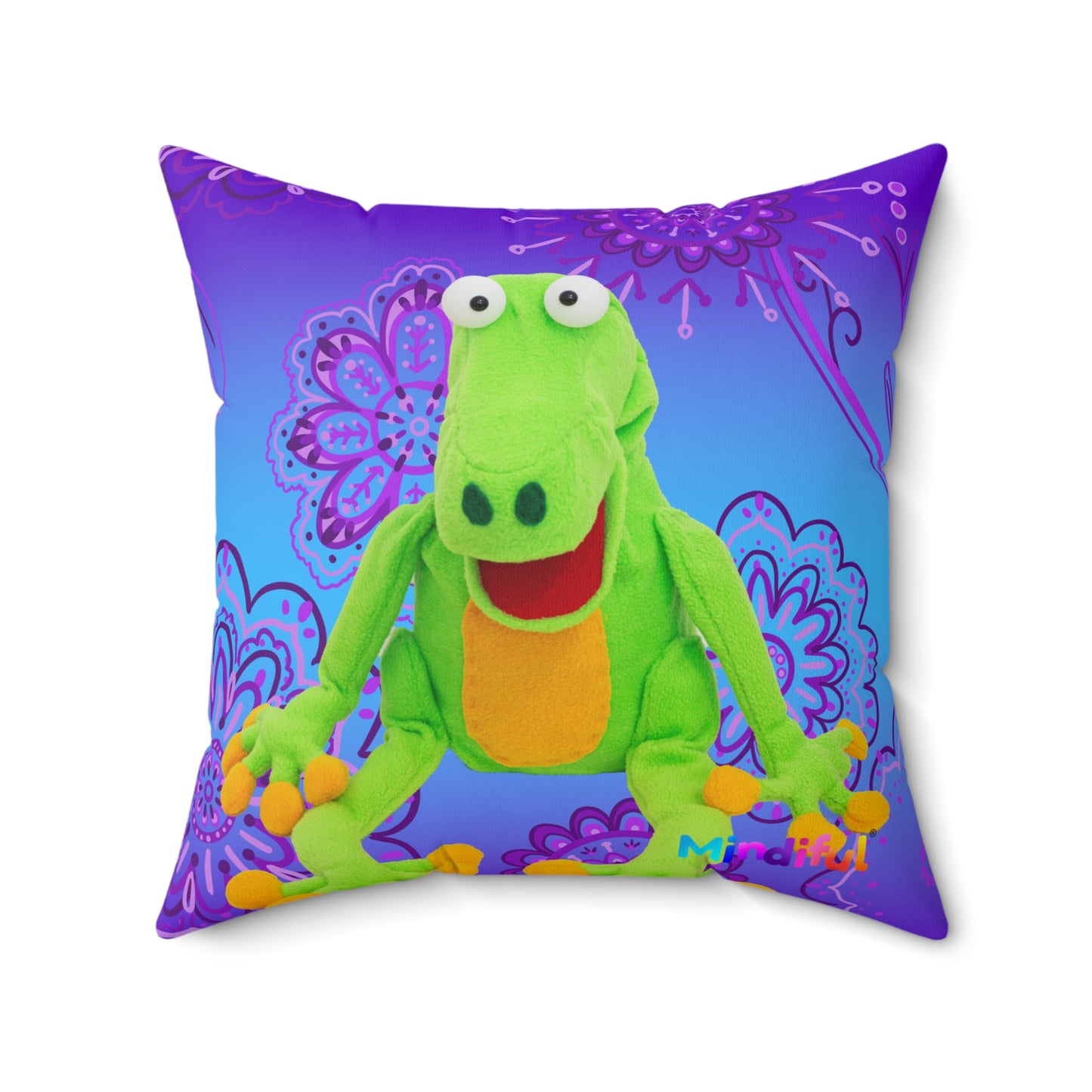 Mindiful® "Grateful with Grace" Square Pillow