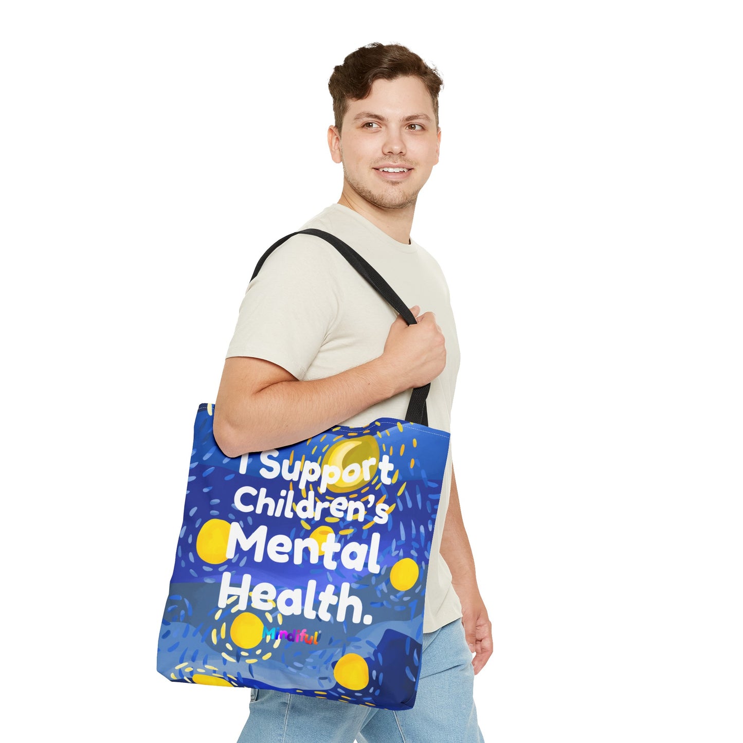 Mindiful® "I Support Children's Mental Health" Starling Tote Bag