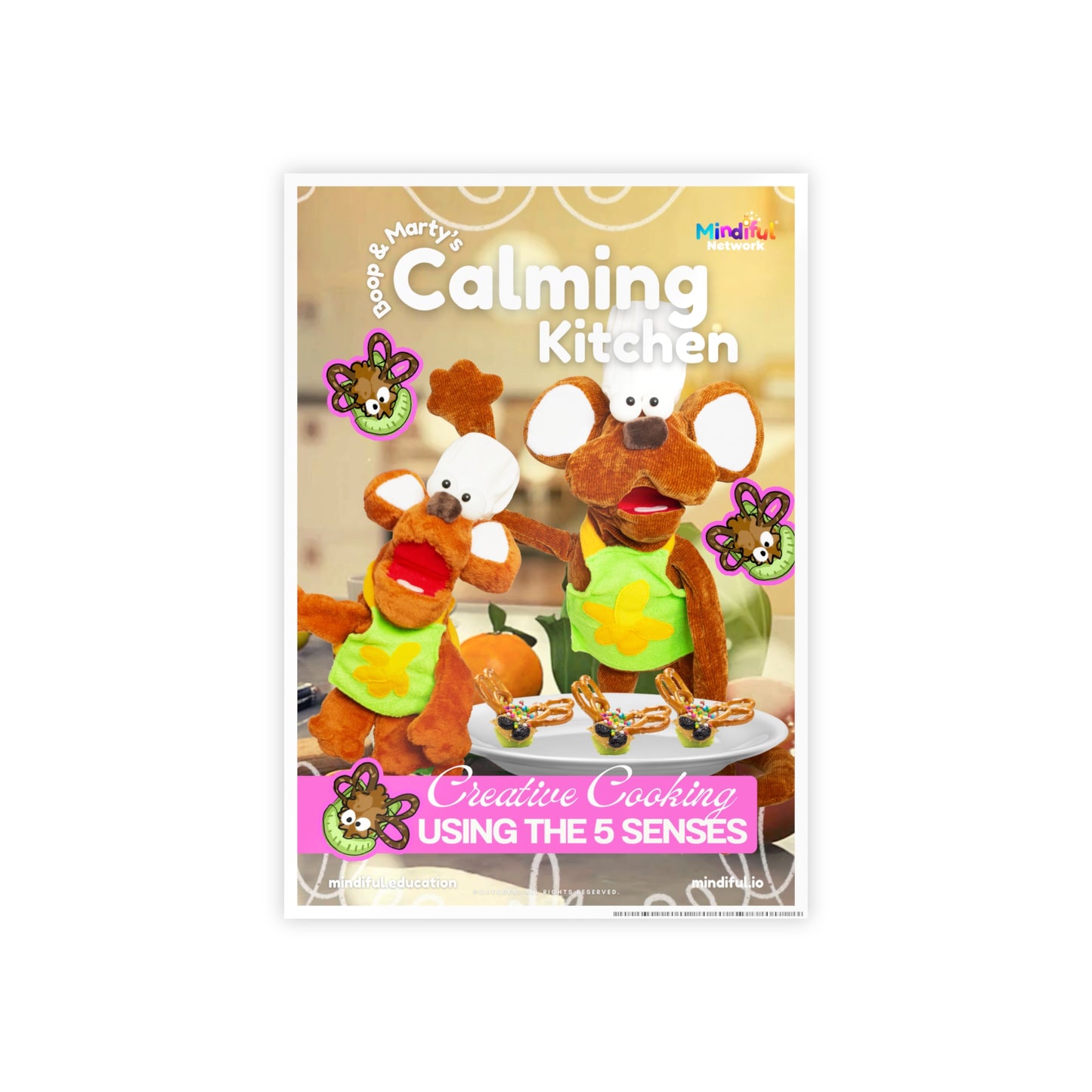 Mindiful® "Calming Kitchen" GLOSSY Poster