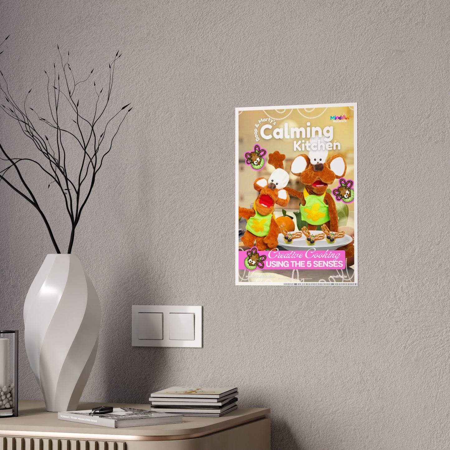 Mindiful® "Calming Kitchen" GLOSSY Poster