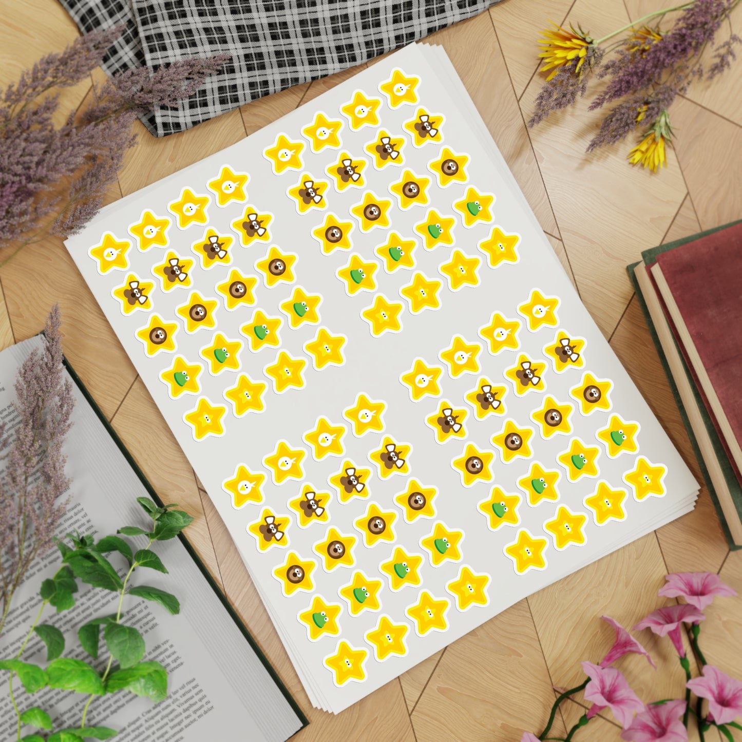 5 Lesson Mindiful® Friends Star Stickers - 5 Sheets