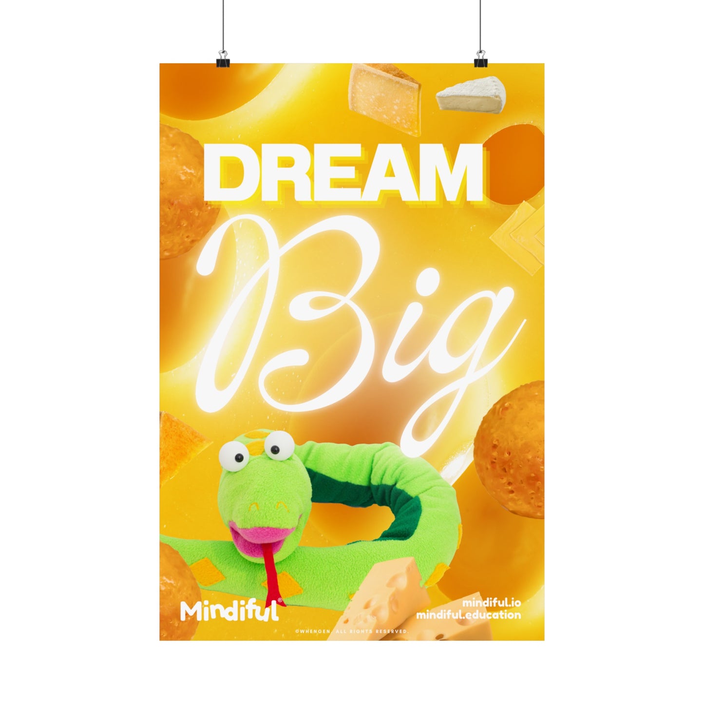 Mindiful® "Dream Big" Matte Vertical Poster