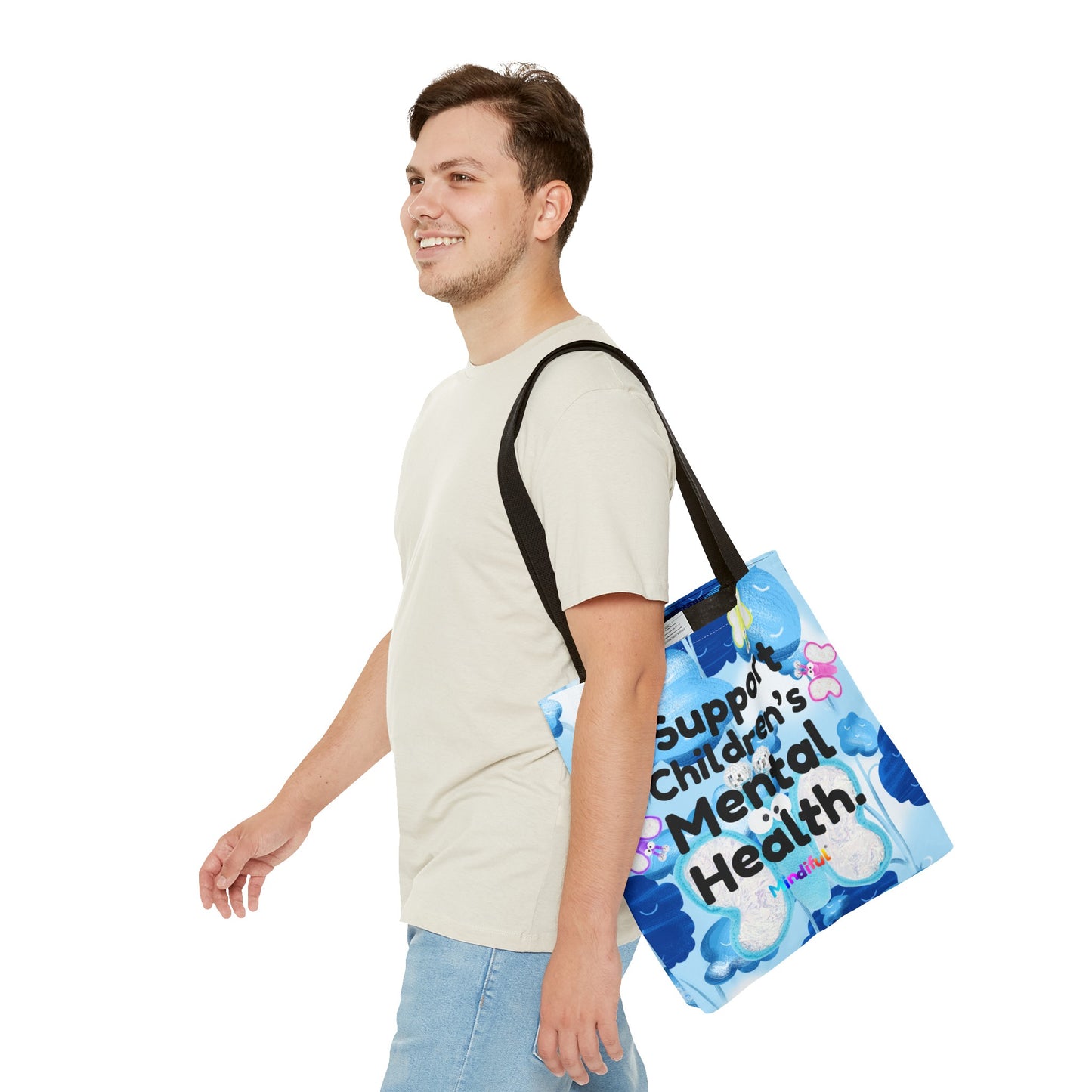 Mindiful® "I Support Children's Mental Health" Steve Tote Bag