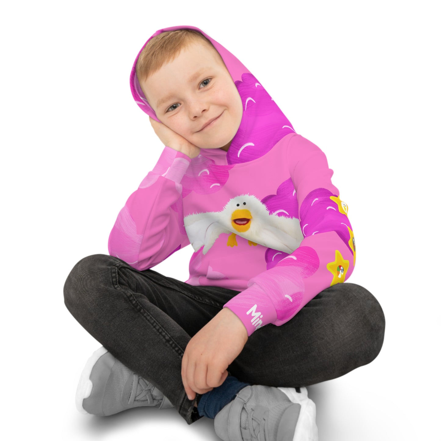 Mindiful® "Little Bird Think Pink" Children's Hoodie