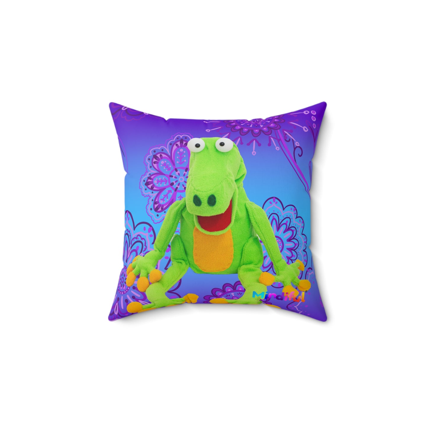 Mindiful® "Grateful with Grace" Square Pillow