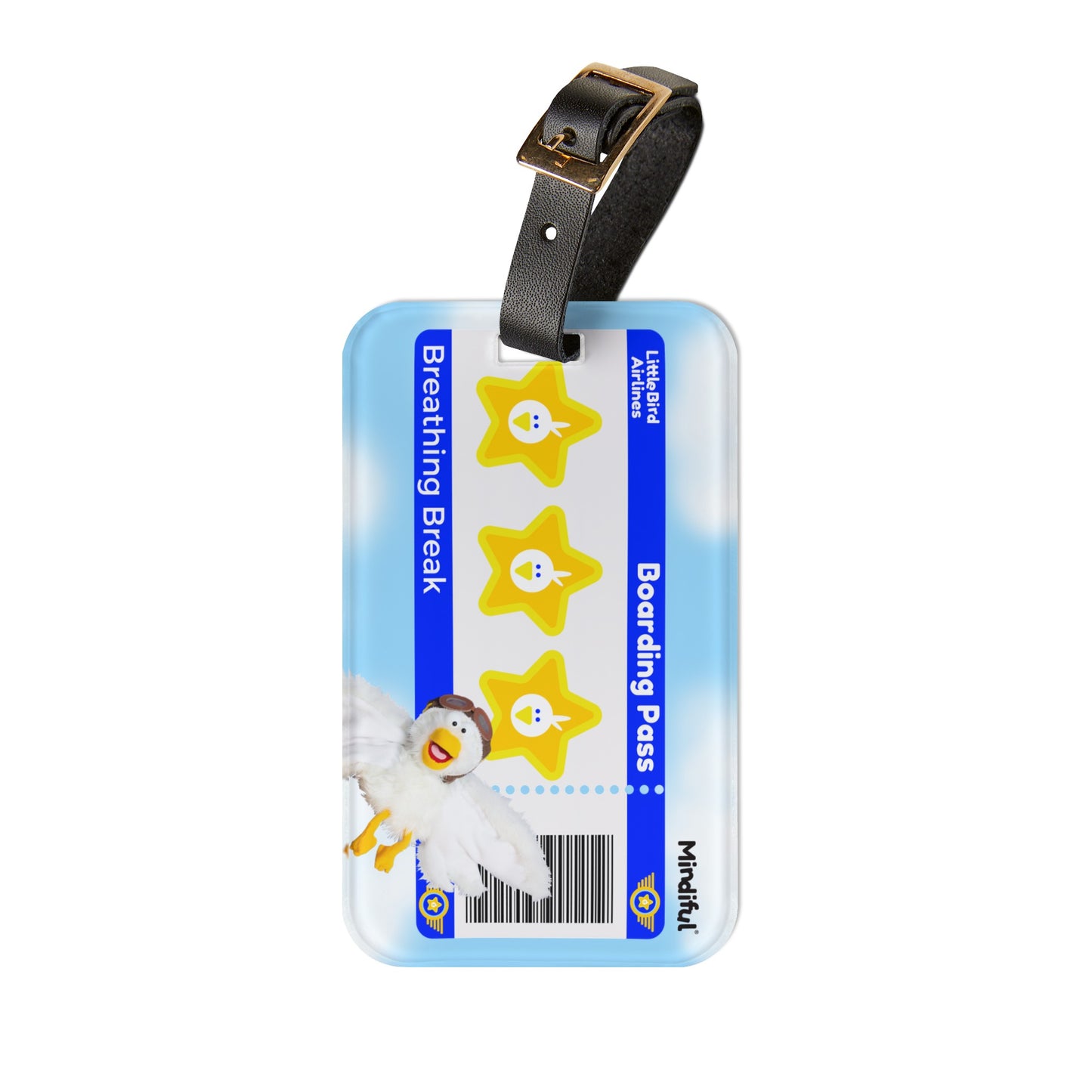 Breathing Boarding Pass Luggage Tag