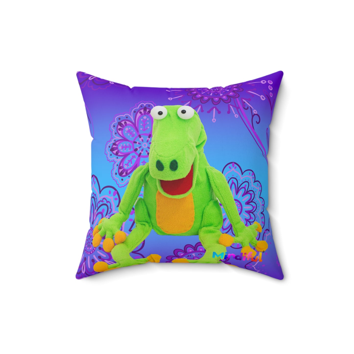 Mindiful® "Grateful with Grace" Square Pillow