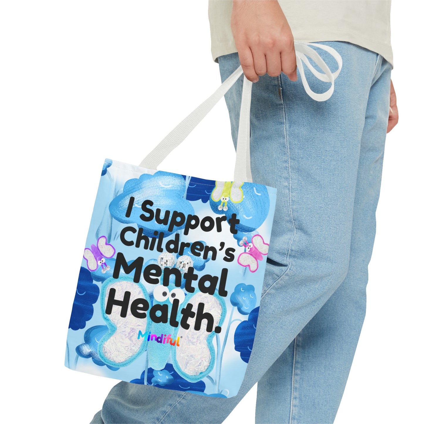 Mindiful® "I Support Children's Mental Health" Steve Tote Bag