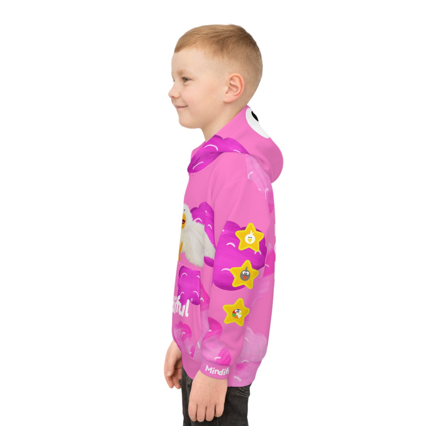 Mindiful® "Little Bird Think Pink" Children's Hoodie