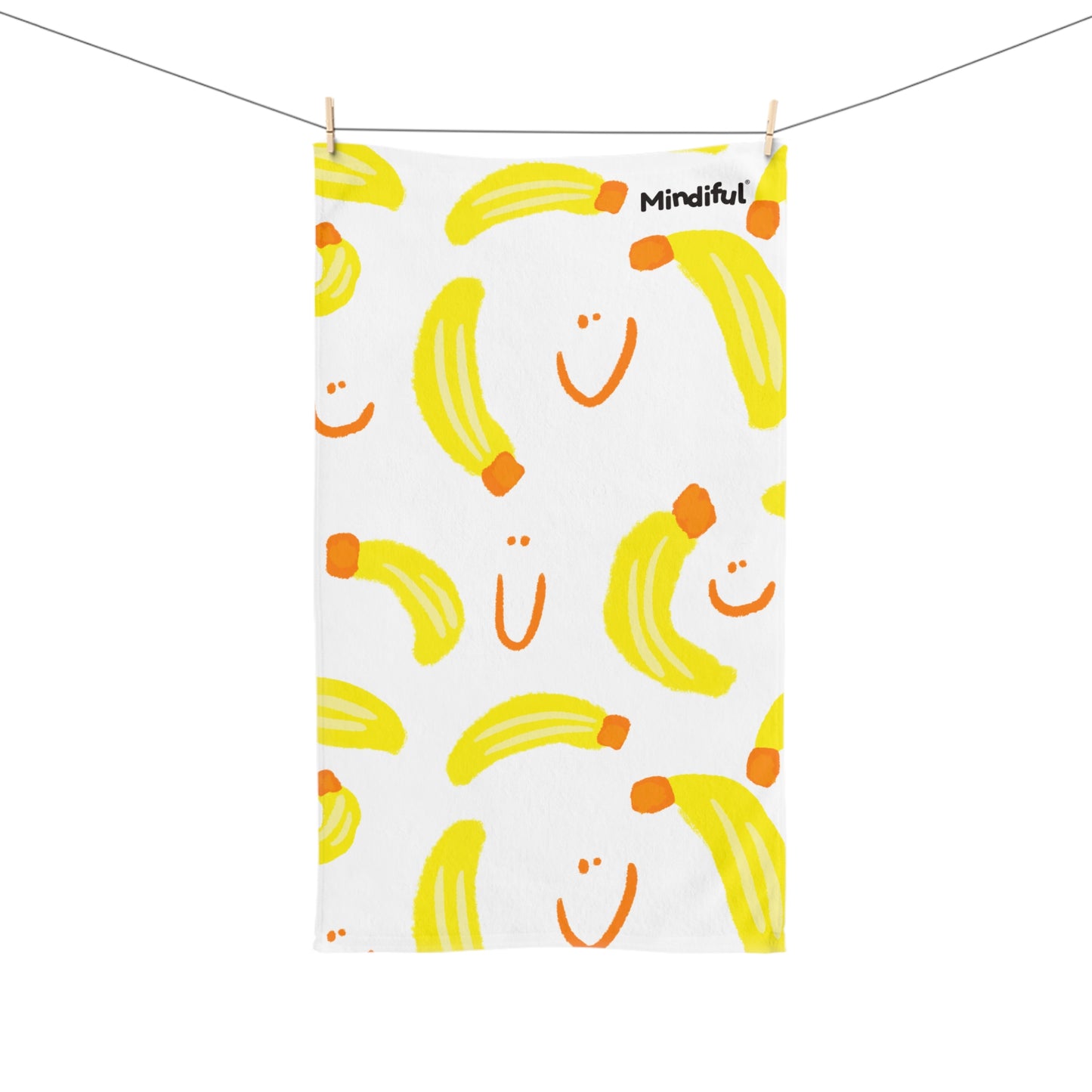 Calming Kitchen - Happy Banana Prop Print Kitchen Towel