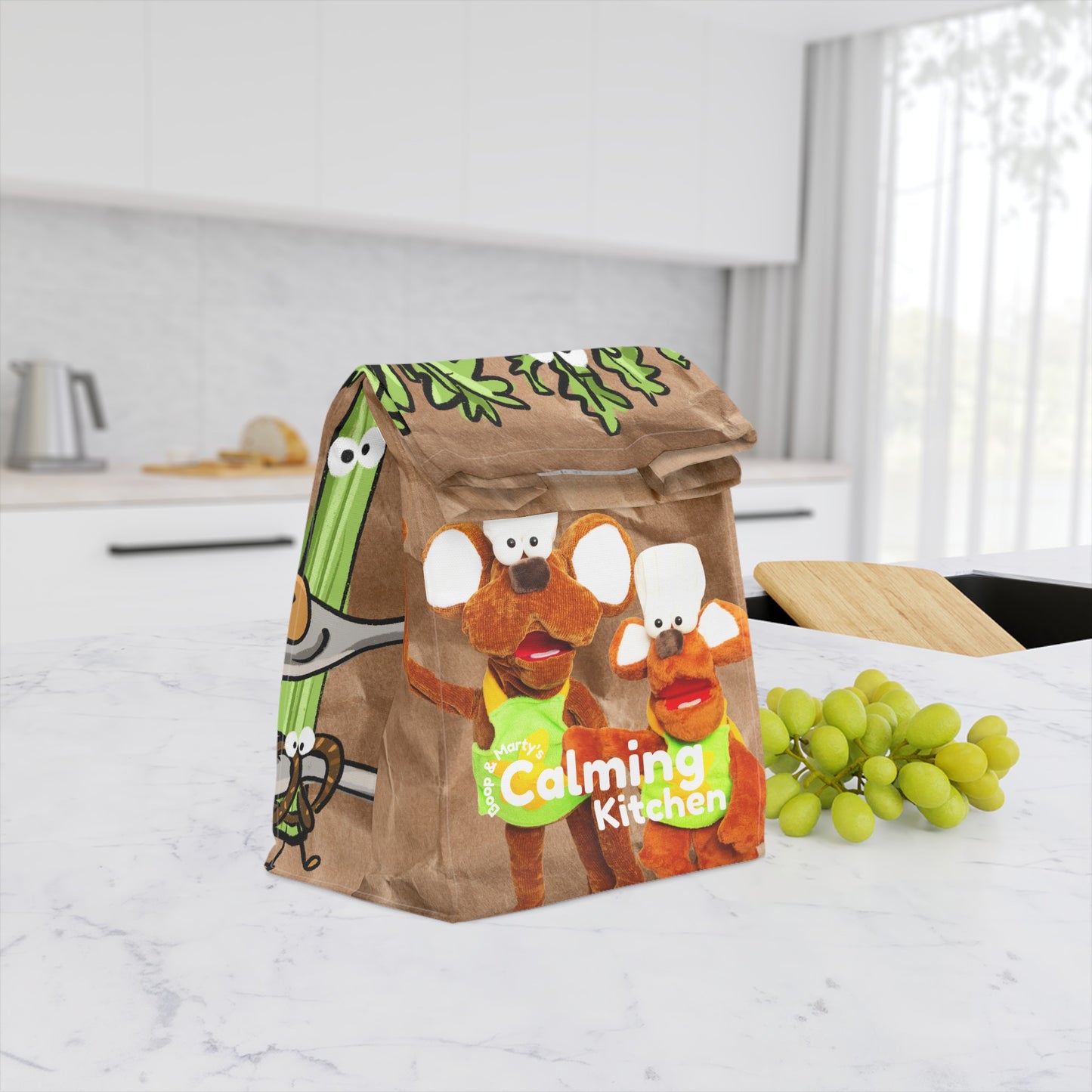 Calming Kitchen Reusable "Paper" Lunch Bag