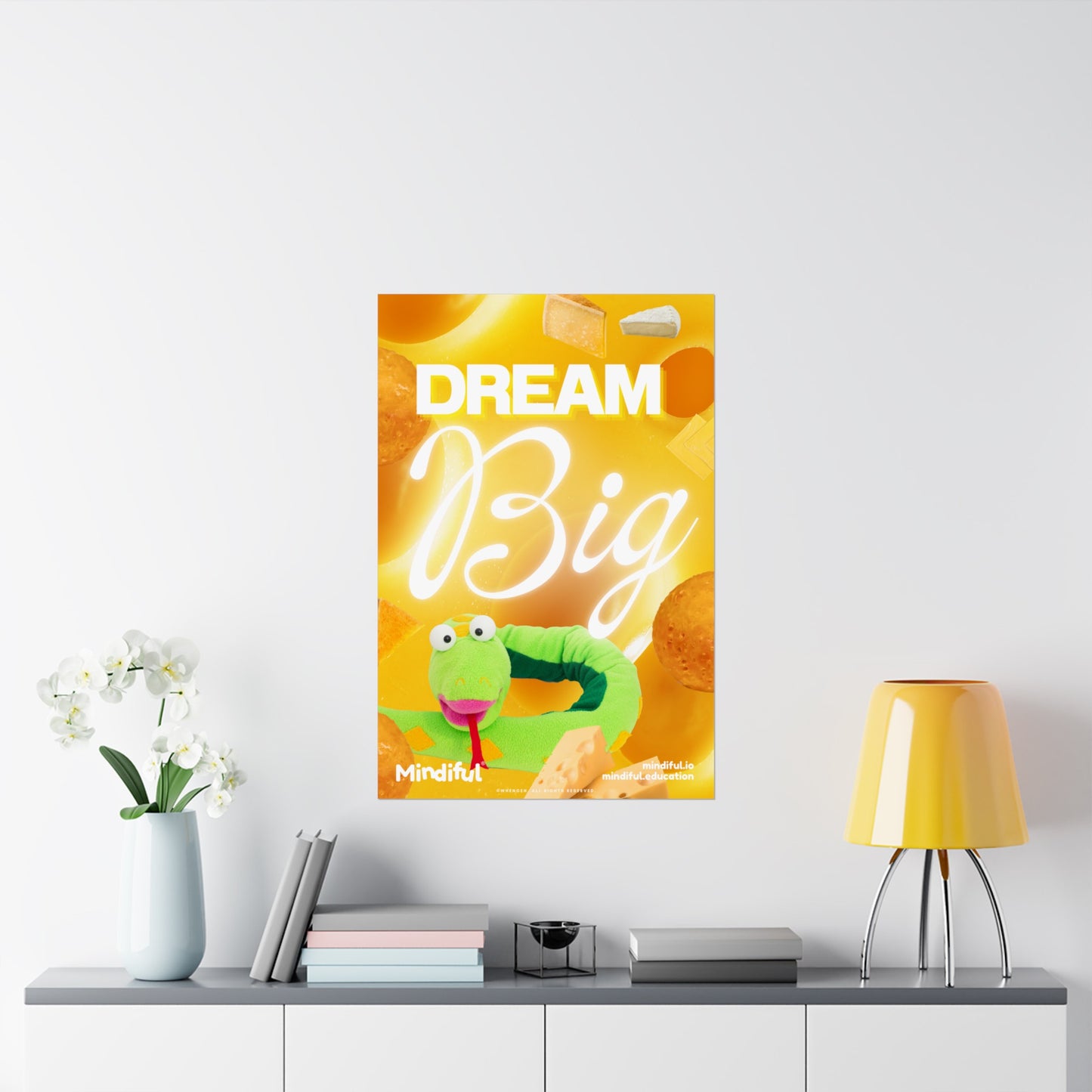 Mindiful® "Dream Big" Matte Vertical Poster