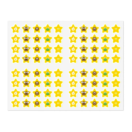 5 Lesson Mindiful® Friends Star Stickers - 5 Sheets