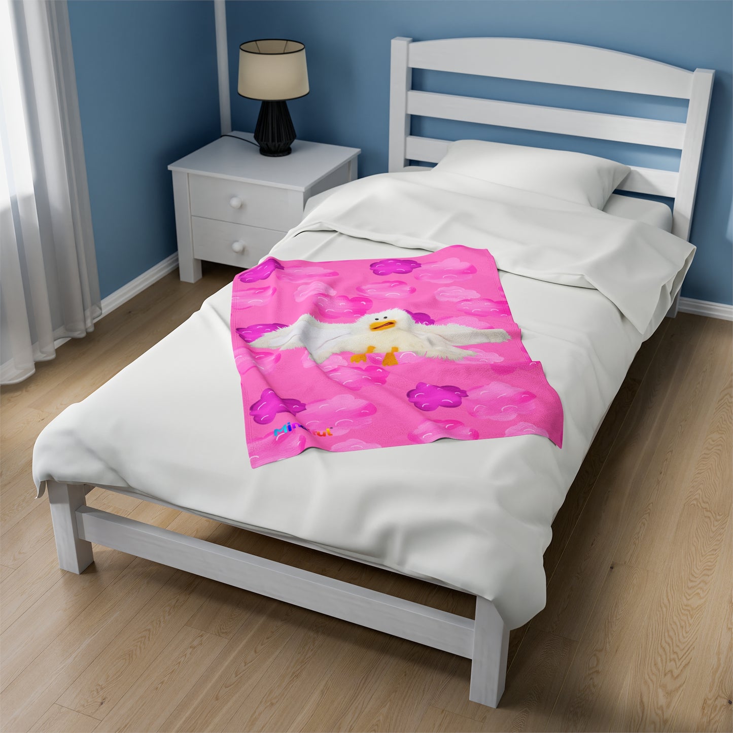 Mindiful® "Little Bird" Velveteen Plush Snuggle Blanket