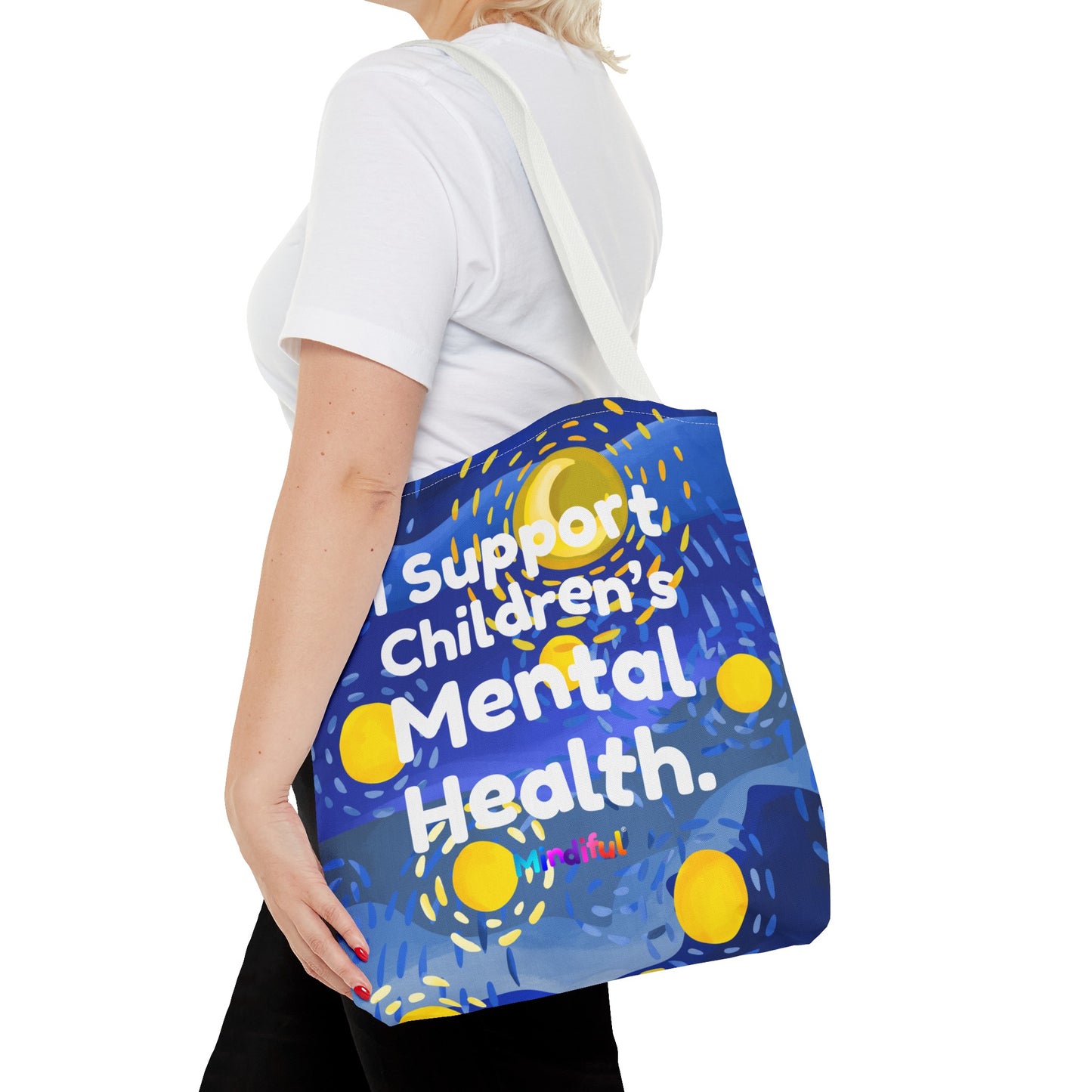 Mindiful® "I Support Children's Mental Health" Starling Tote Bag