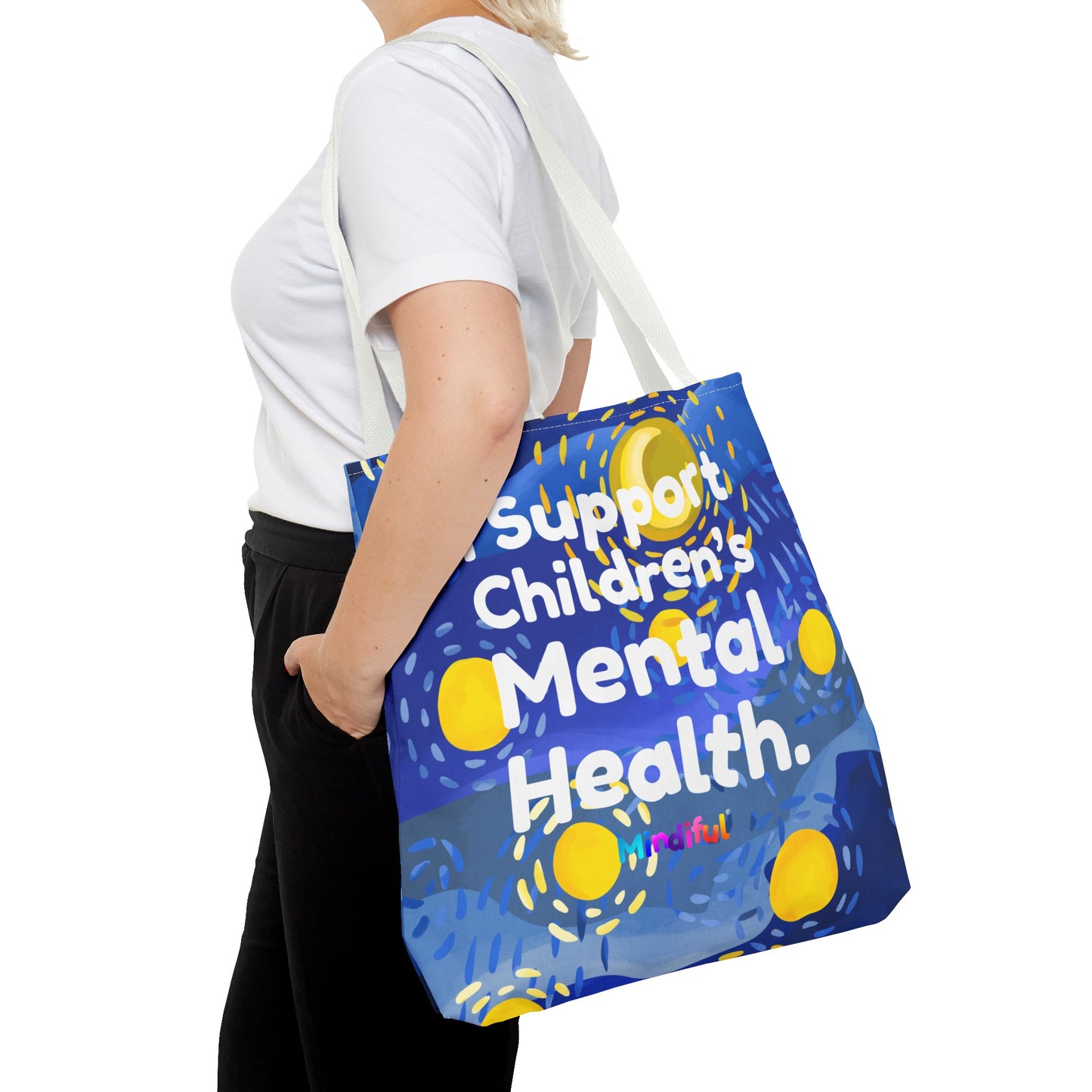 Mindiful® "I Support Children's Mental Health" Starling Tote Bag