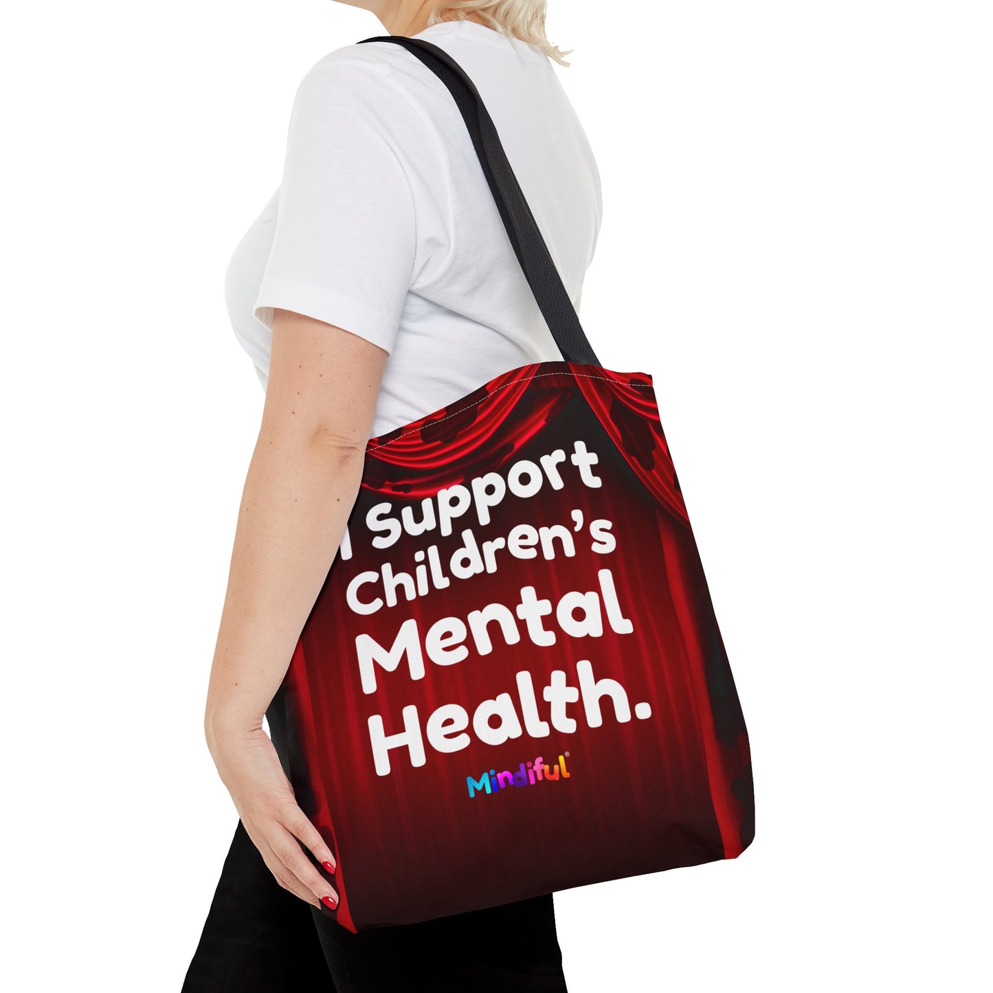 Mindiful® "I Support Children's Mental Health" The Moon Show Tote Bag