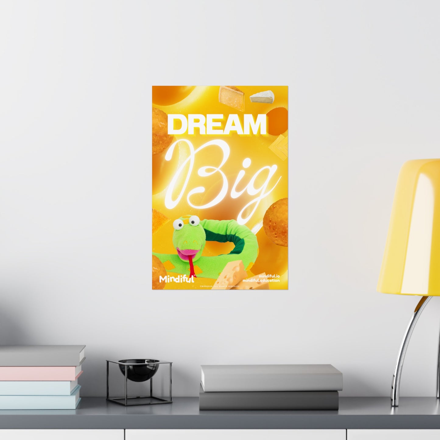 Mindiful® "Dream Big" Matte Vertical Poster