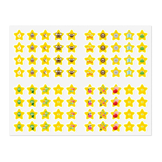 ALL CHARACTER Mindiful® Friends Star Stickers - 5 Sheets