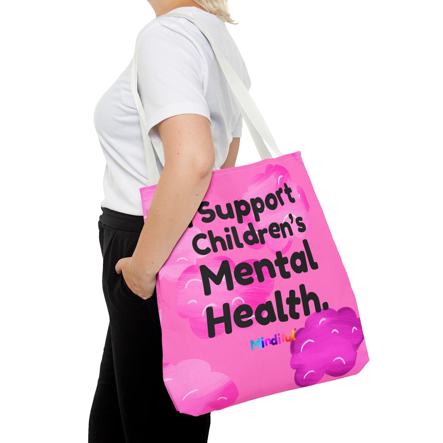 Mindiful® "I Support Children's Mental Health" Little Bird Tote Bag