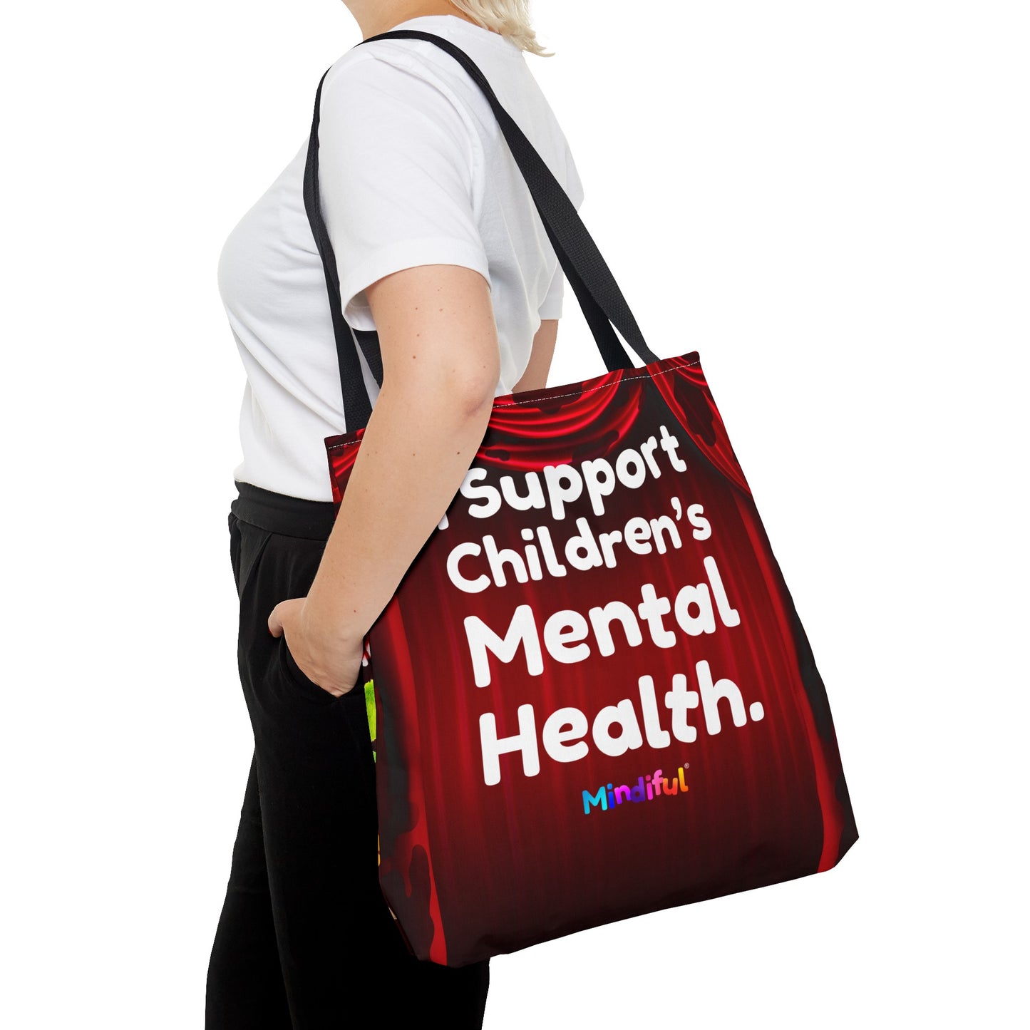 Mindiful® "I Support Children's Mental Health" The Moon Show Tote Bag