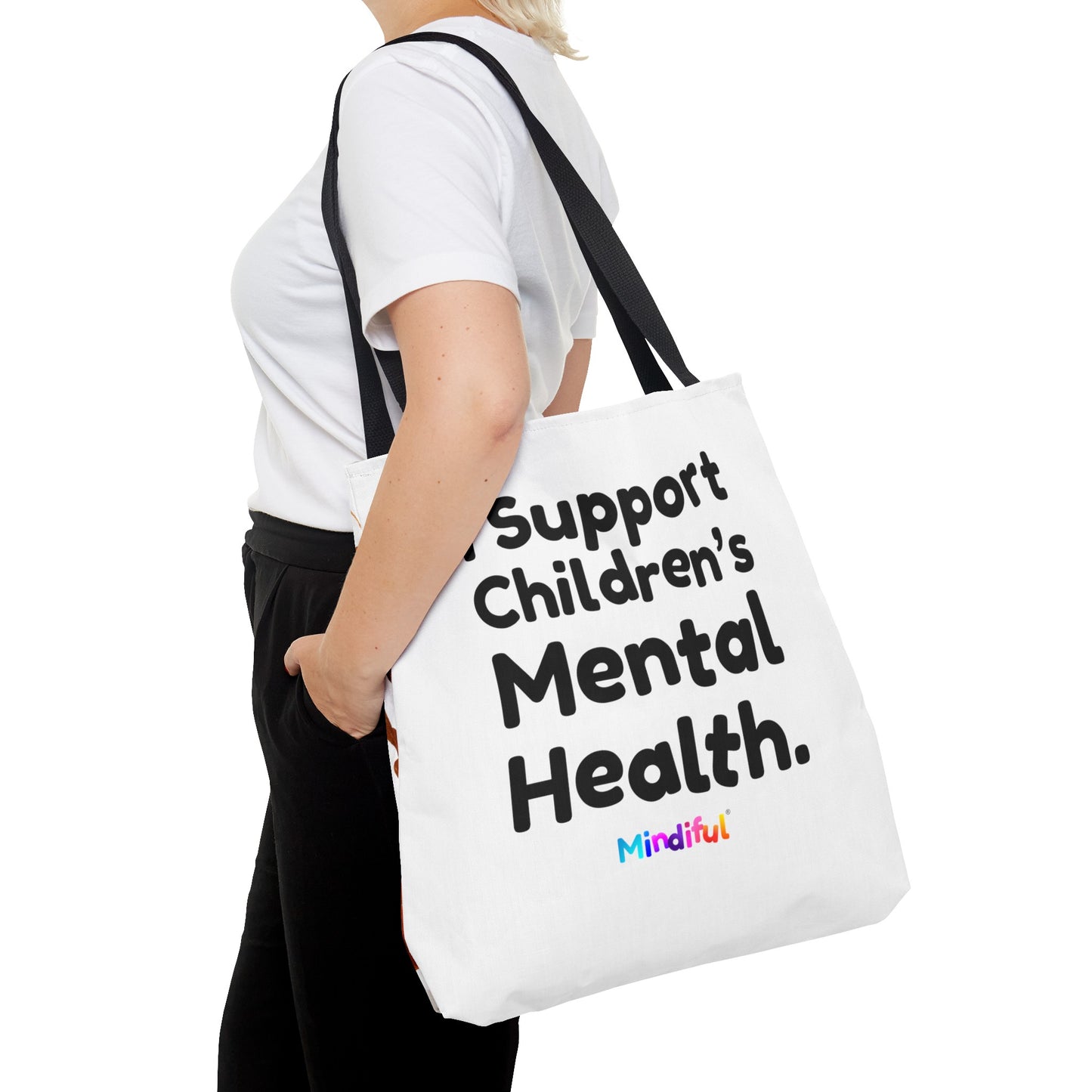 Mindiful® "I Support Children's Mental Health" Tote Bag