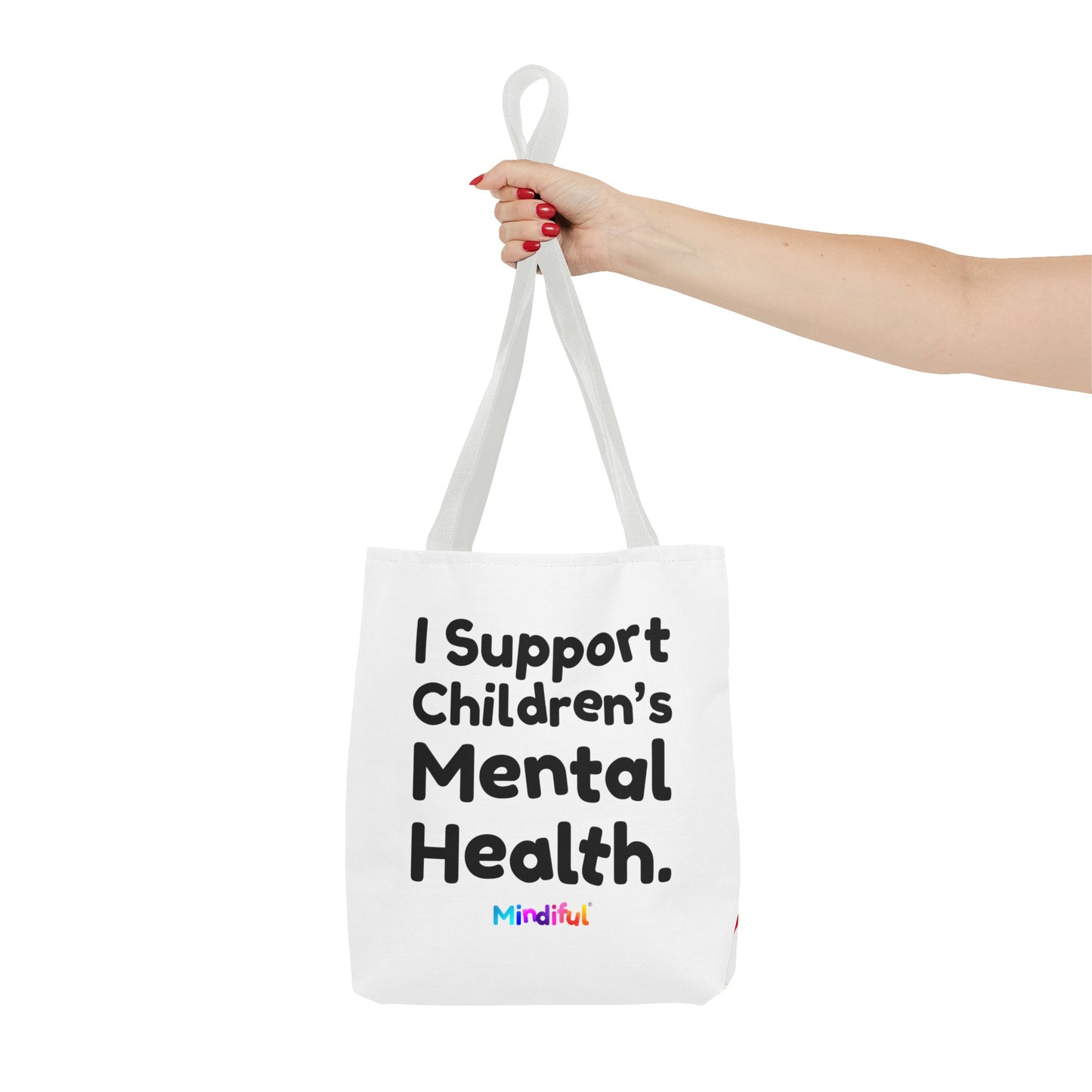 Mindiful® "I Support Children's Mental Health" Tote Bag