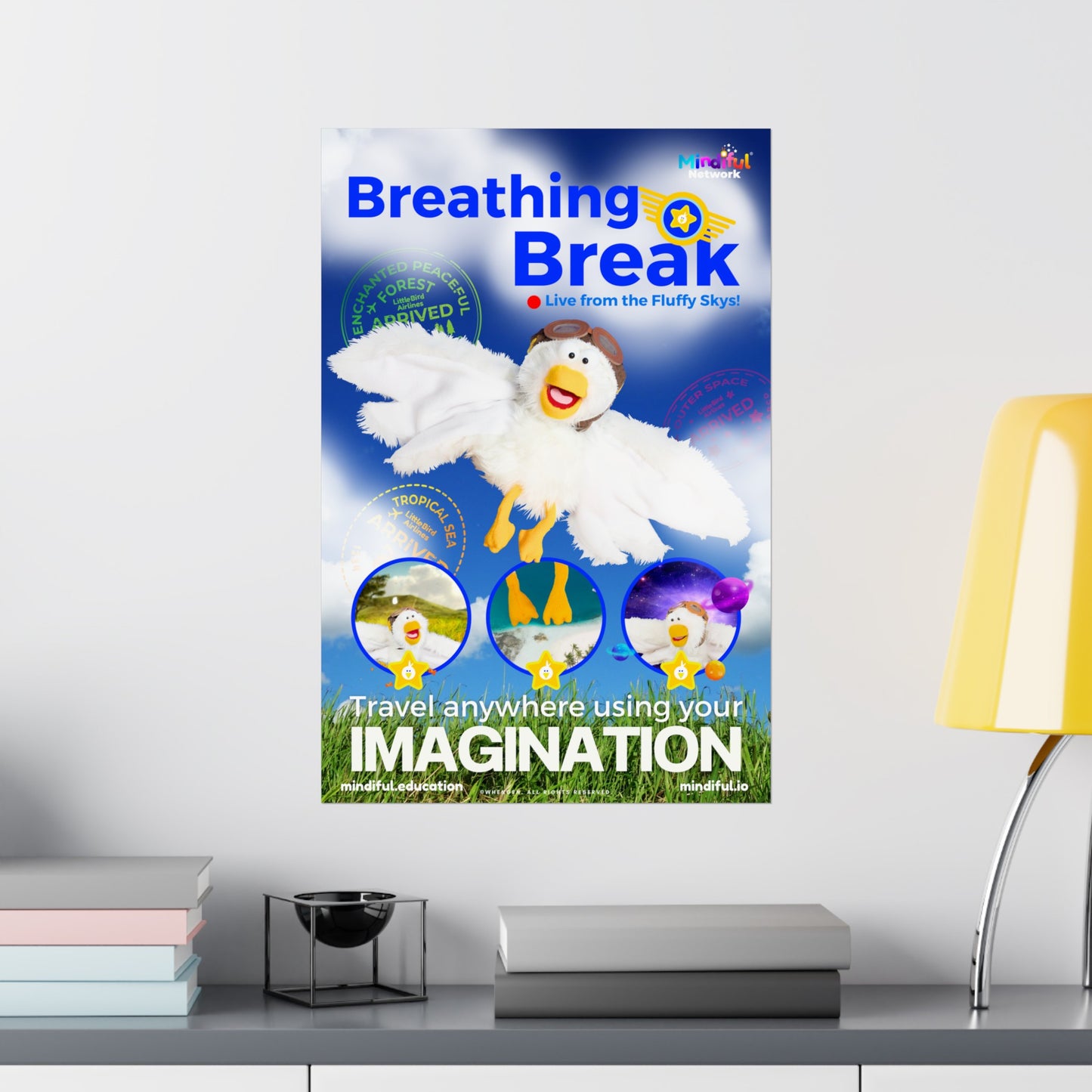 Mindiful® "Breathing Break" Matte Vertical Poster