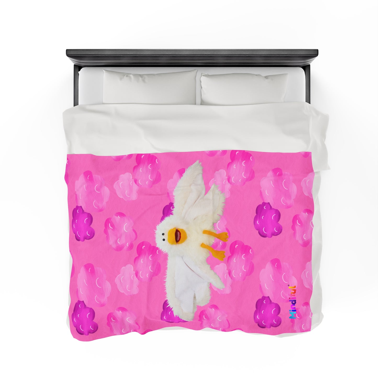 Mindiful® "Little Bird" Velveteen Plush Snuggle Blanket