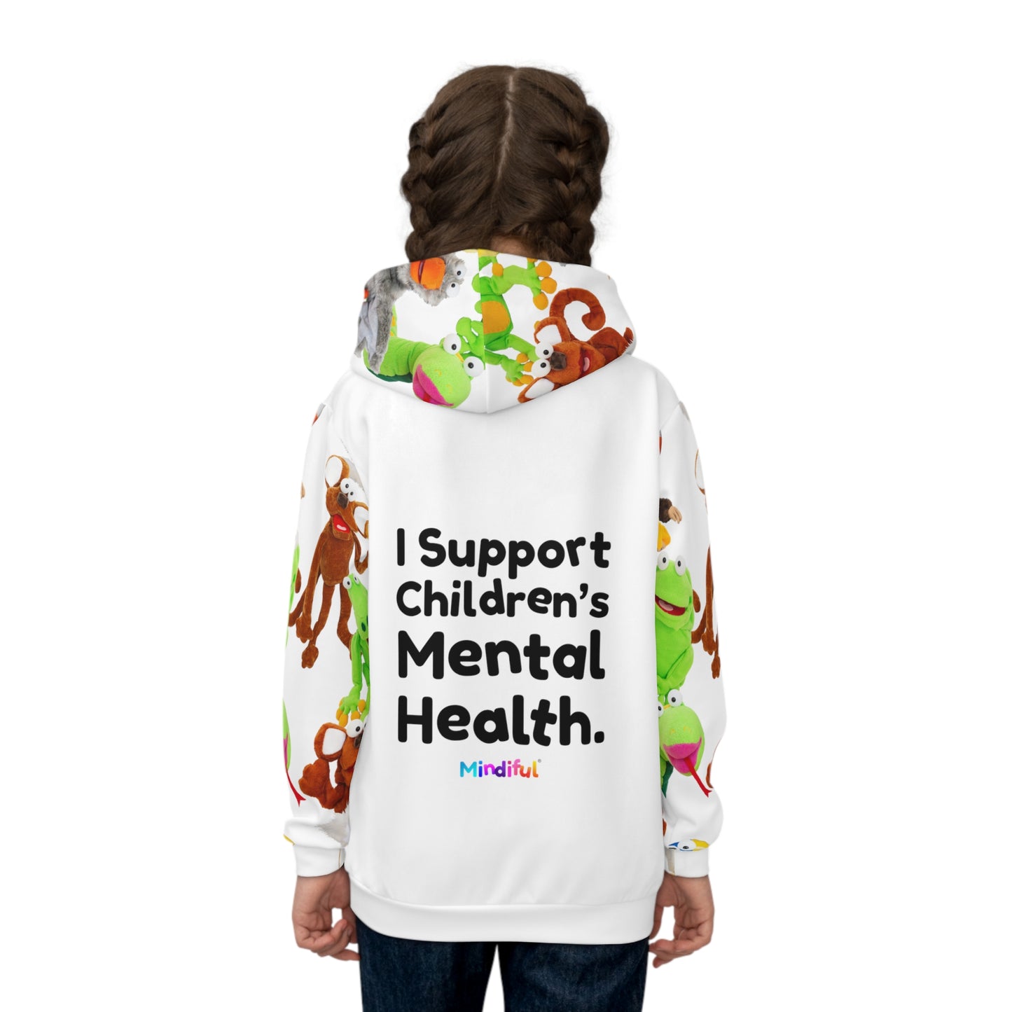 Mindiful® "I Support Children's Mental Health" Children's Hoodie