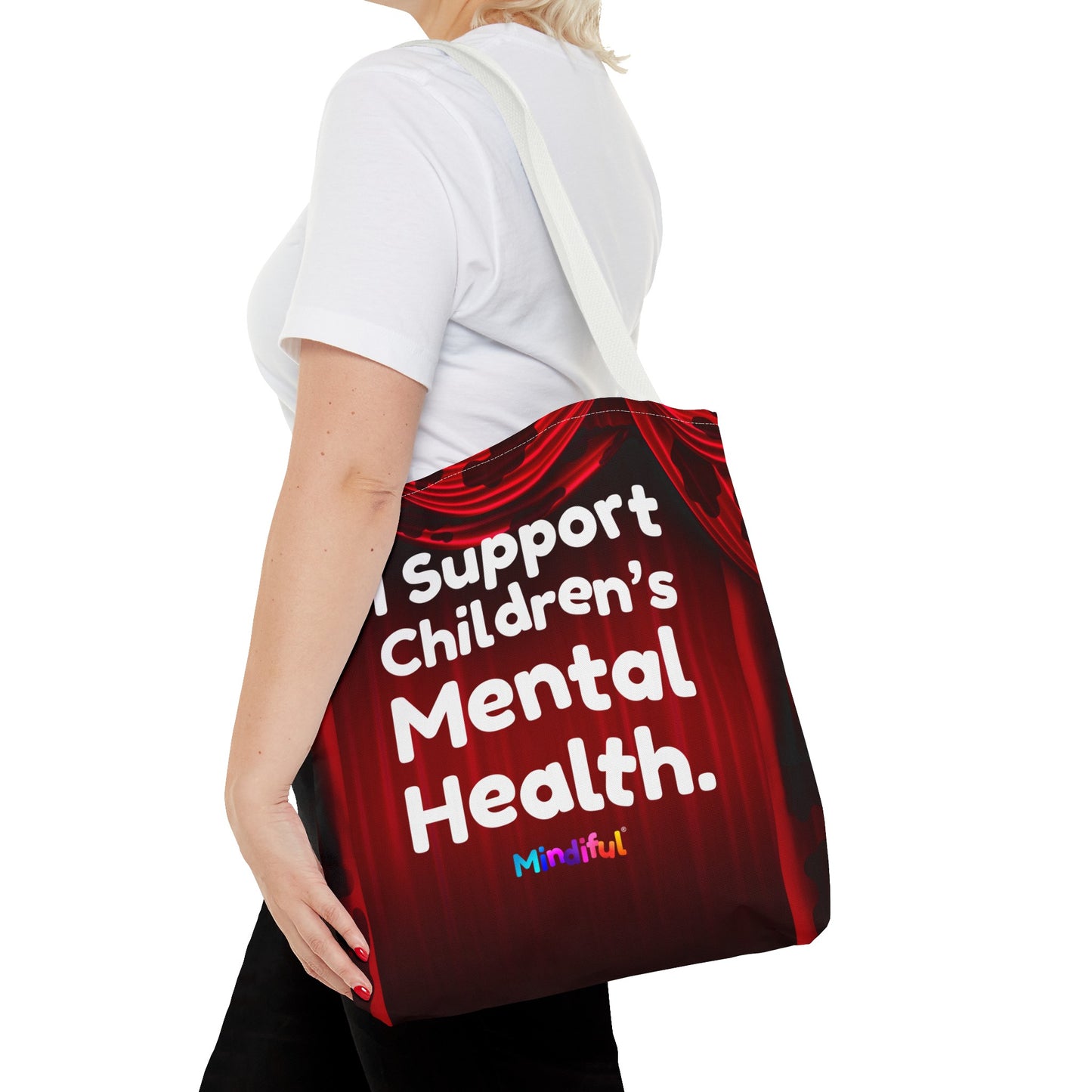 Mindiful® "I Support Children's Mental Health" The Moon Show Tote Bag