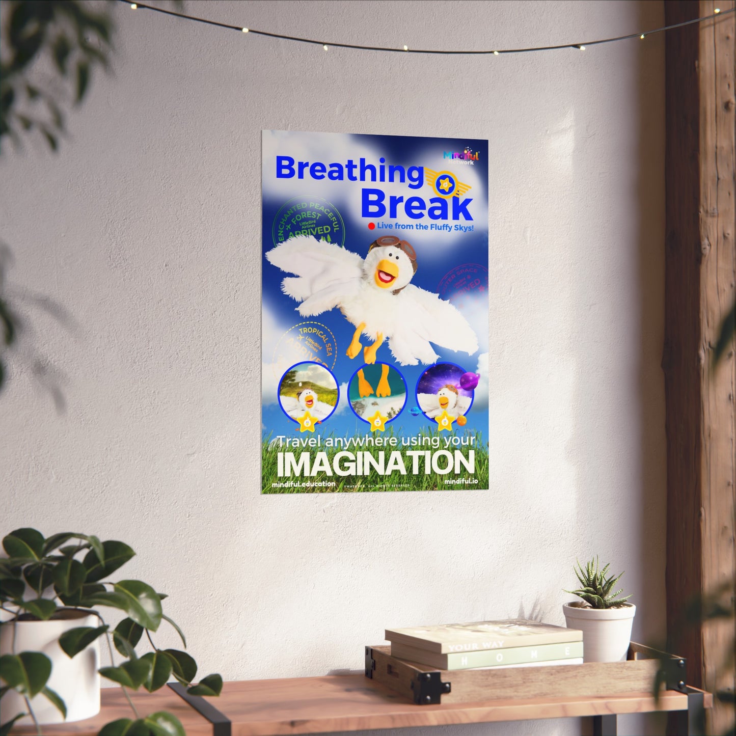 Mindiful® "Breathing Break" Matte Vertical Poster