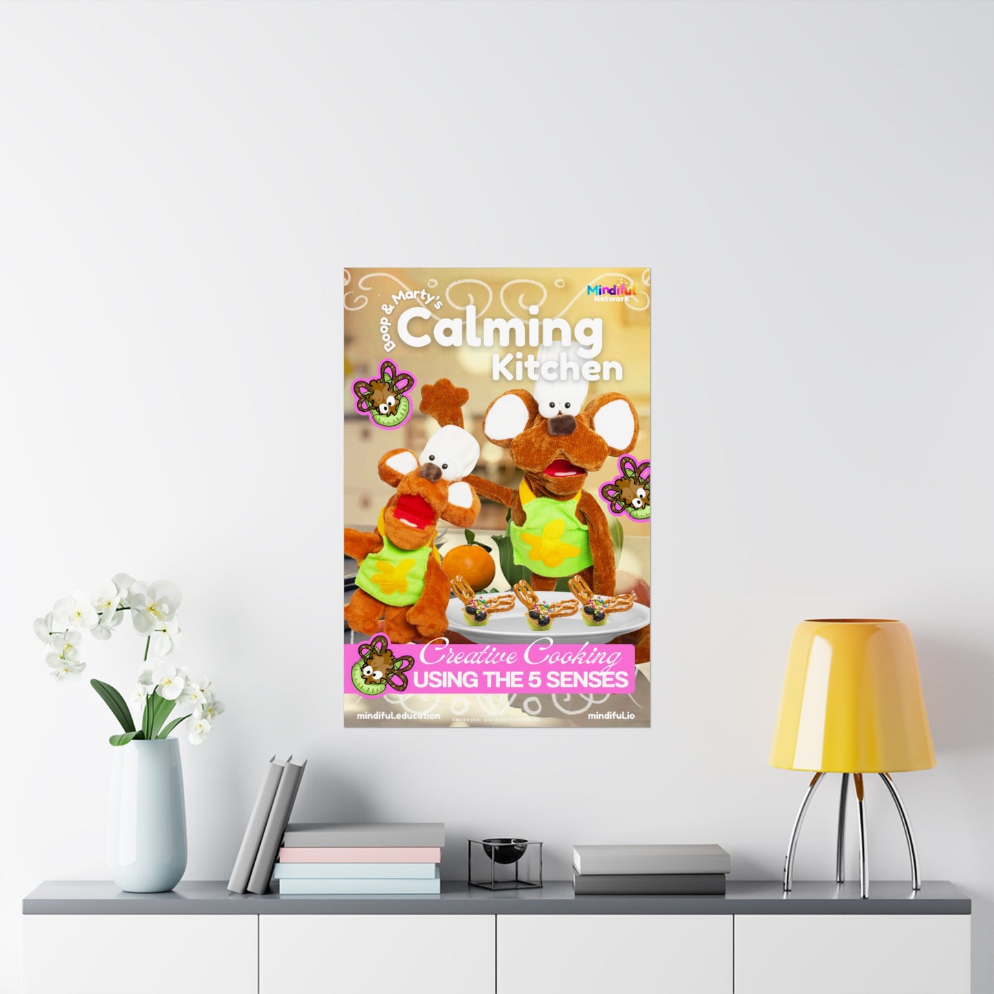 Mindiful® "Calming Kitchen" Matte Vertical Poster