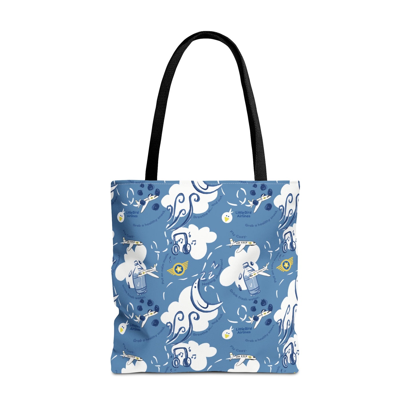 Little Bird Airlines Travel Self-Care Tote Bag