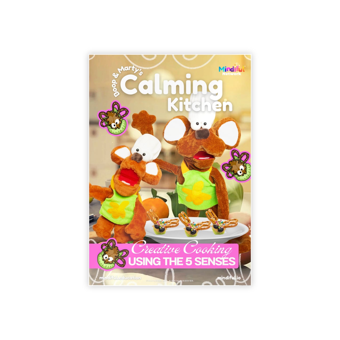 Mindiful® "Calming Kitchen" GLOSSY Poster