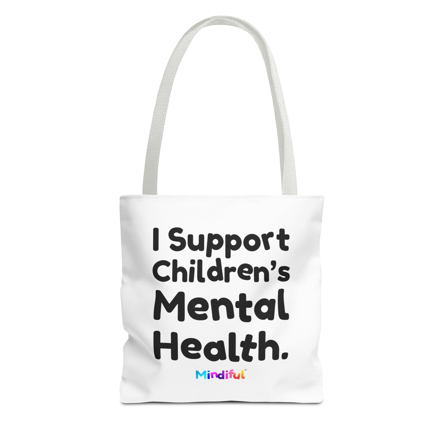 Mindiful® "I Support Children's Mental Health" Tote Bag