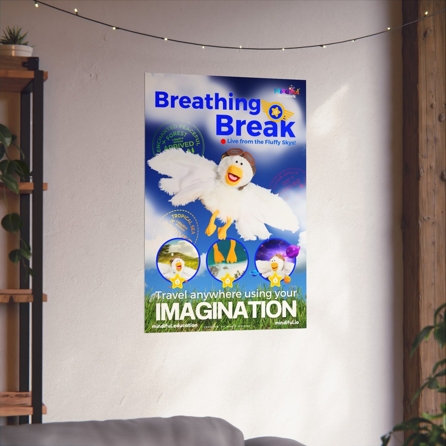 Mindiful® "Breathing Break" Matte Vertical Poster