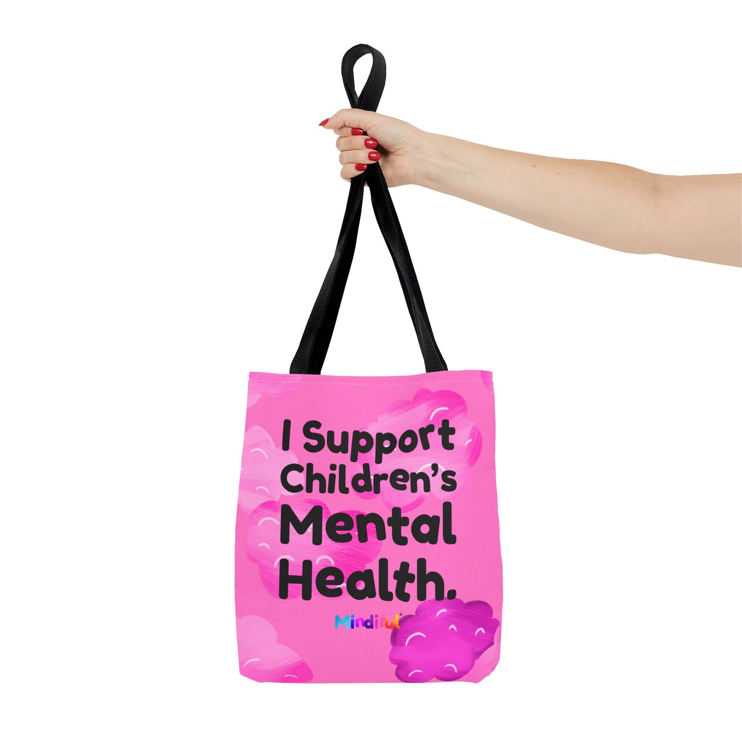 Mindiful® "I Support Children's Mental Health" Little Bird Tote Bag