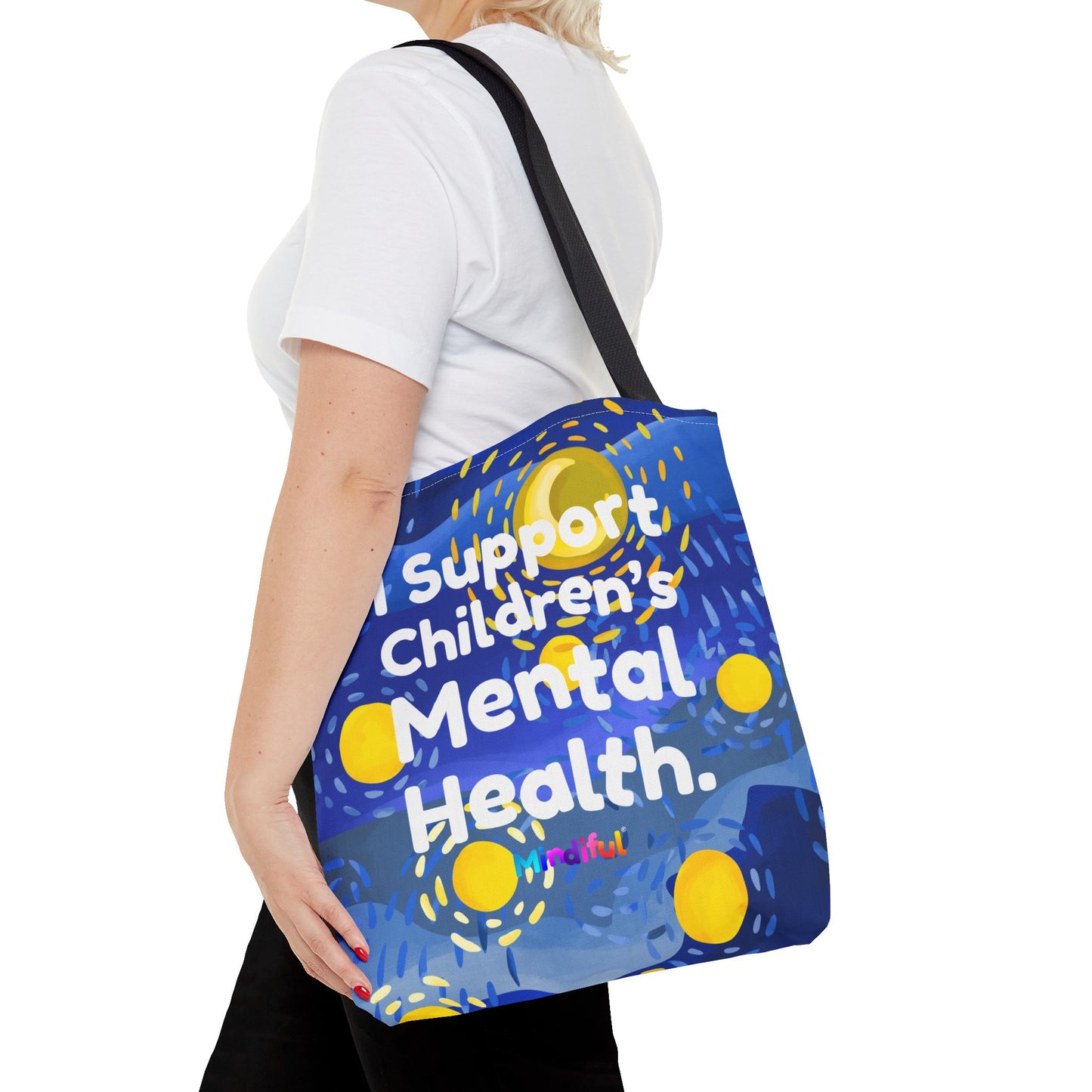 Mindiful® "I Support Children's Mental Health" Starling Tote Bag