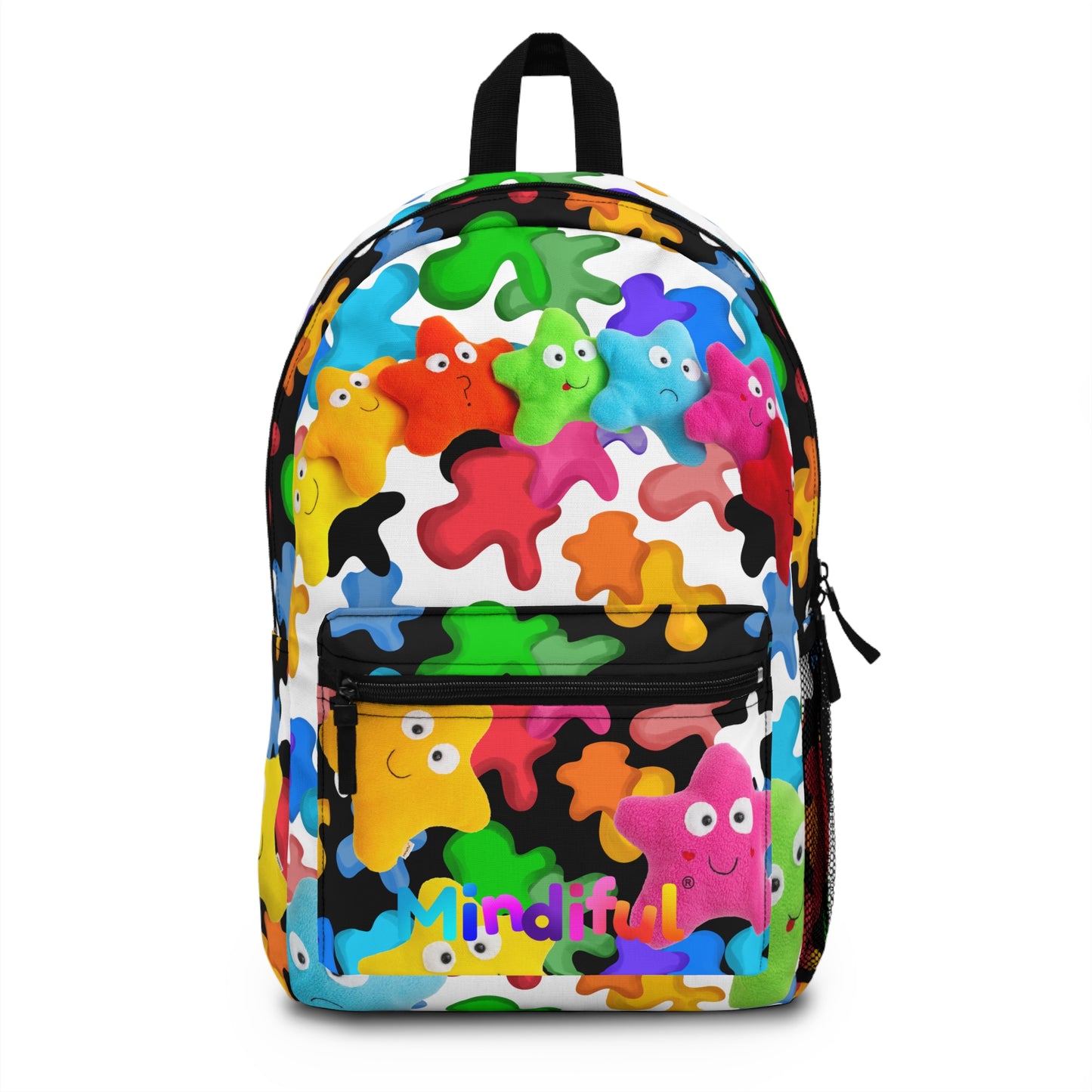 Mindiful® "Mood Support Buddies Splatter Paint" Duo-Tone Backpack