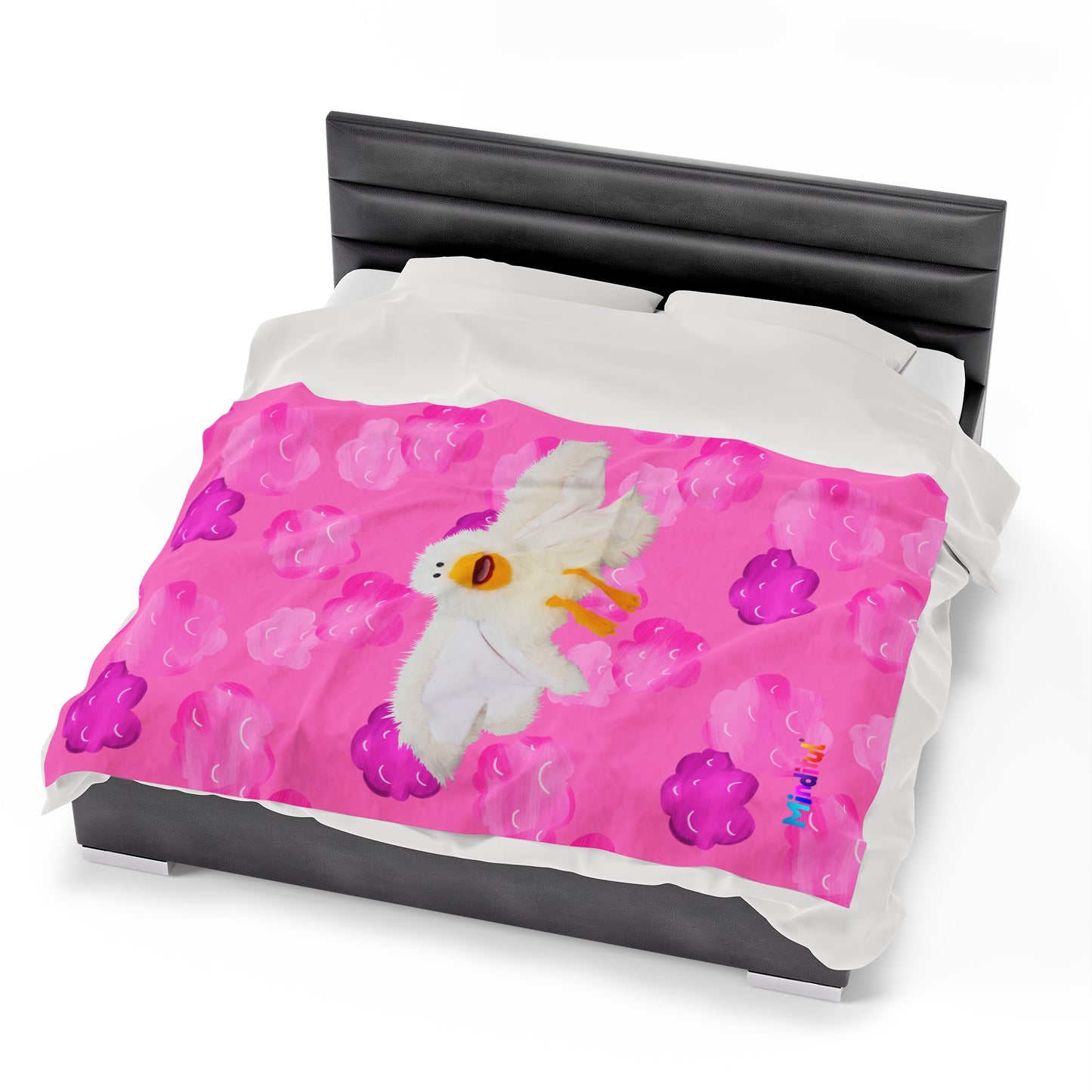 Mindiful® "Little Bird" Velveteen Plush Snuggle Blanket