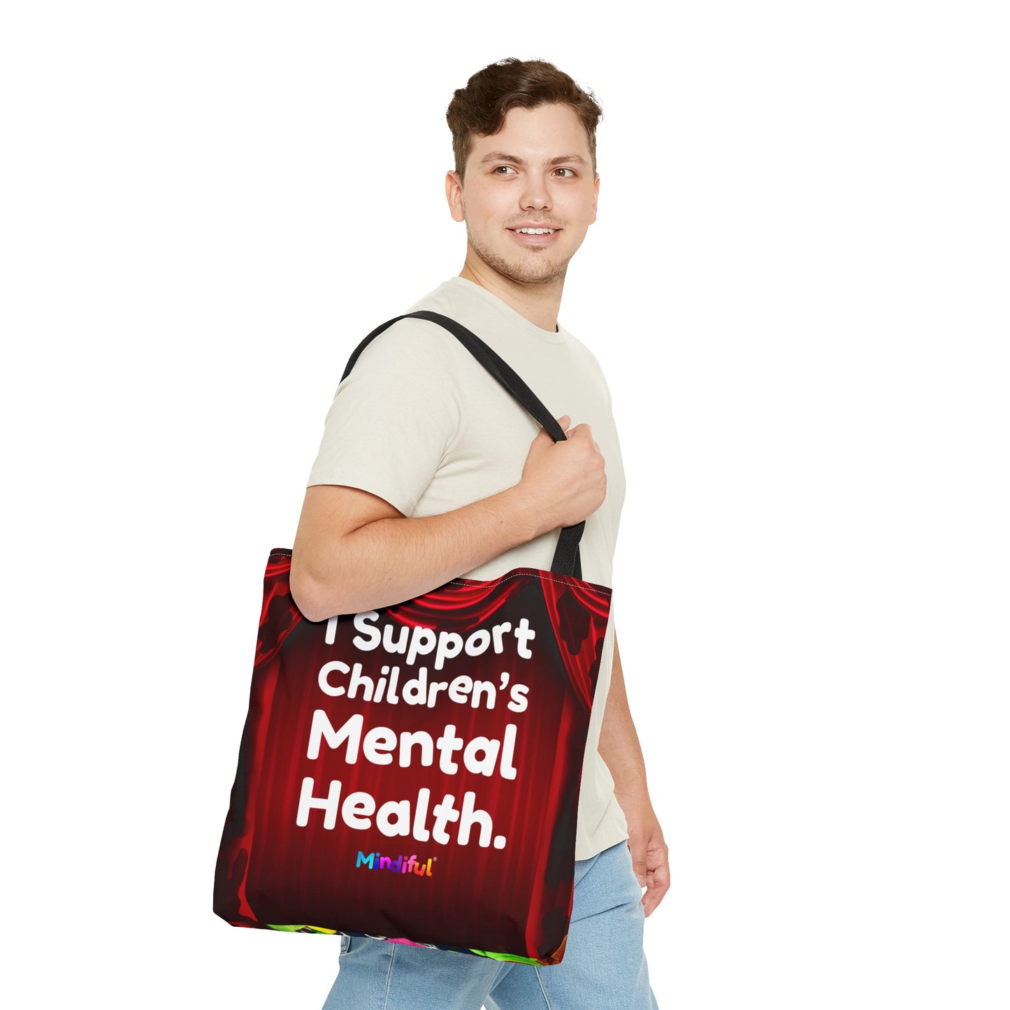 Mindiful® "I Support Children's Mental Health" The Moon Show Tote Bag