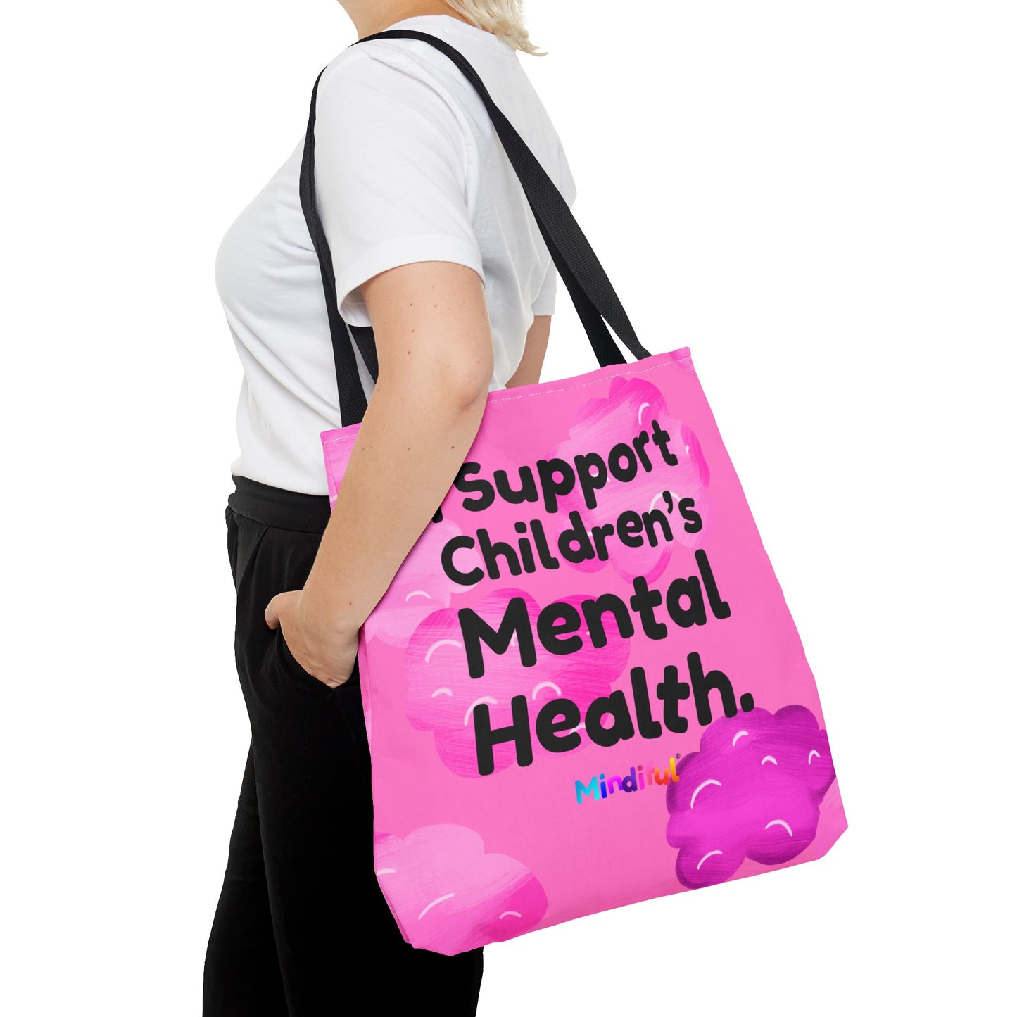 Mindiful® "I Support Children's Mental Health" Little Bird Tote Bag