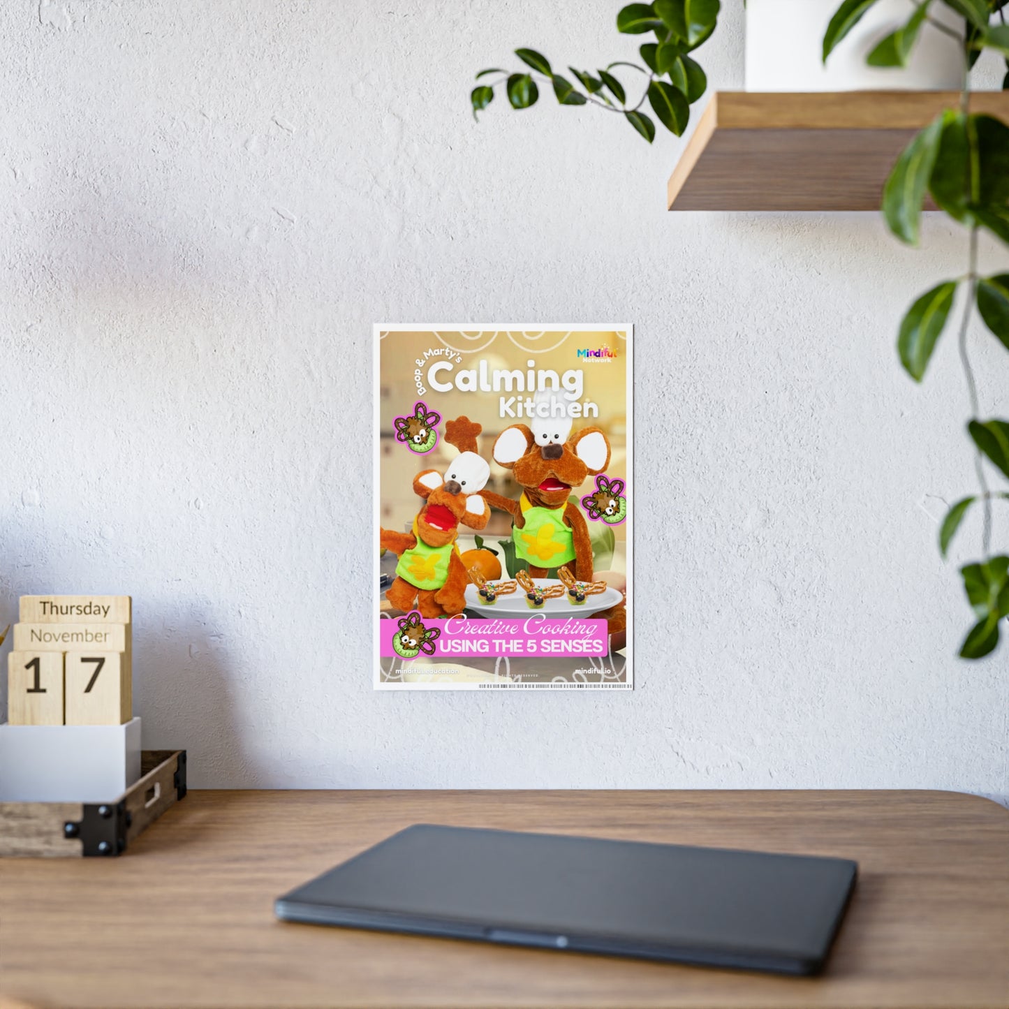 Mindiful® "Calming Kitchen" GLOSSY Poster