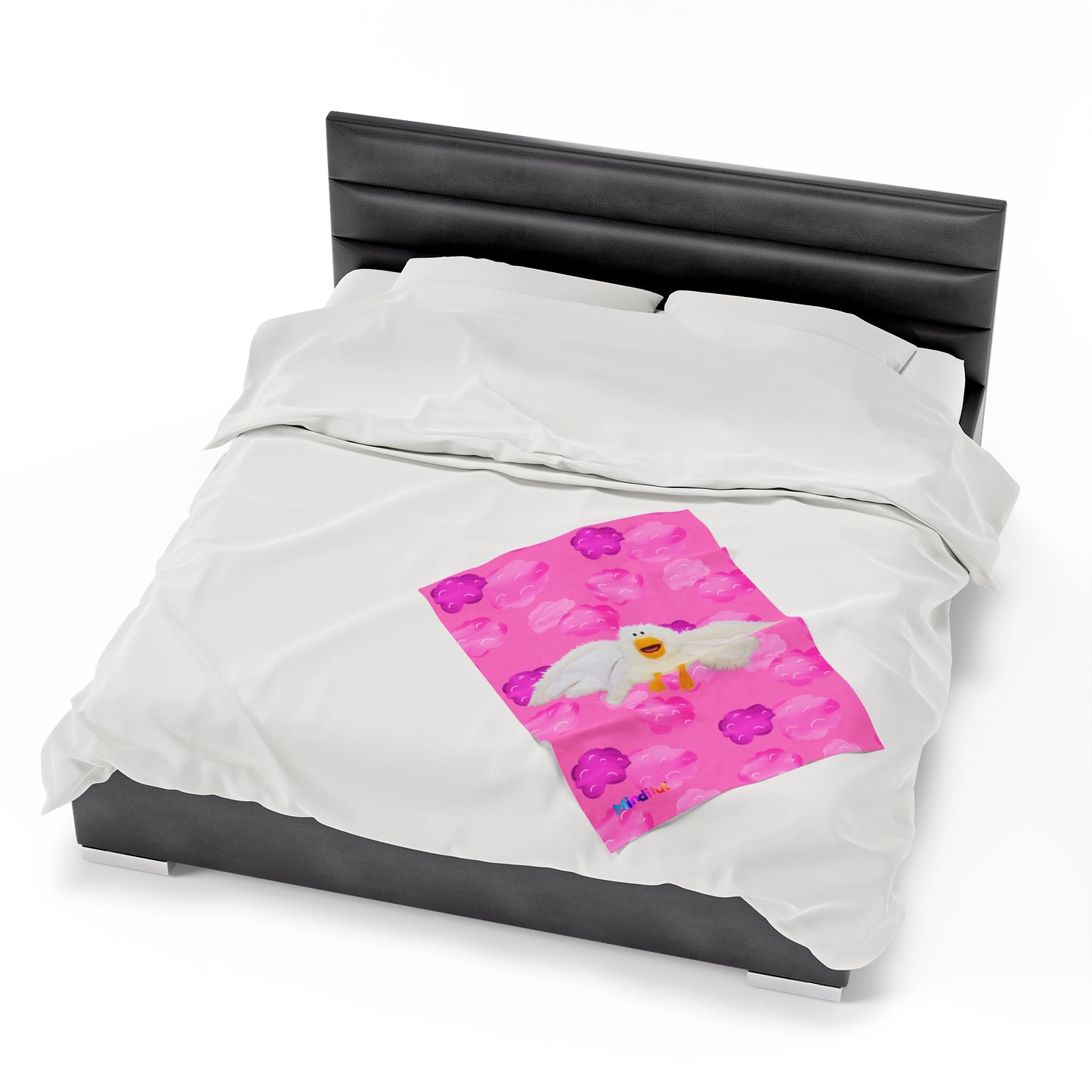 Mindiful® "Little Bird" Velveteen Plush Snuggle Blanket