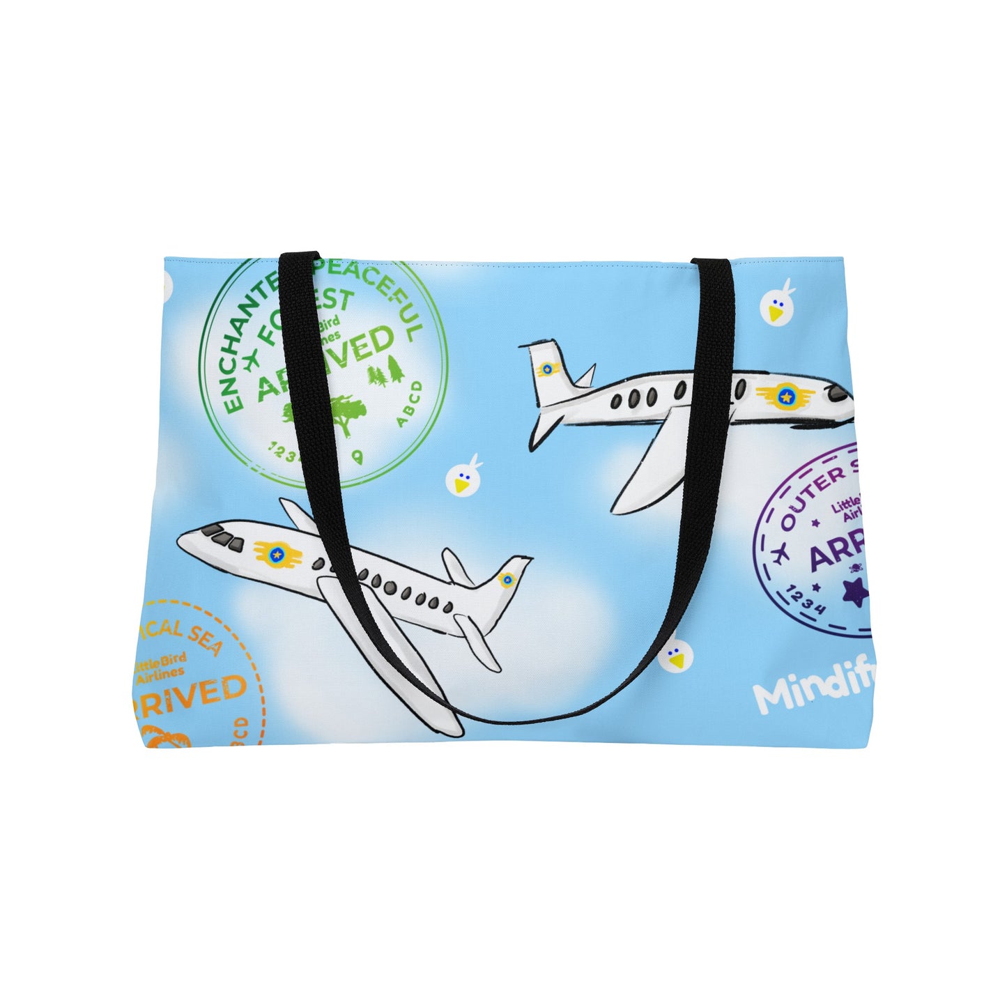 Little Bird Airlines Weekender Tote Bag