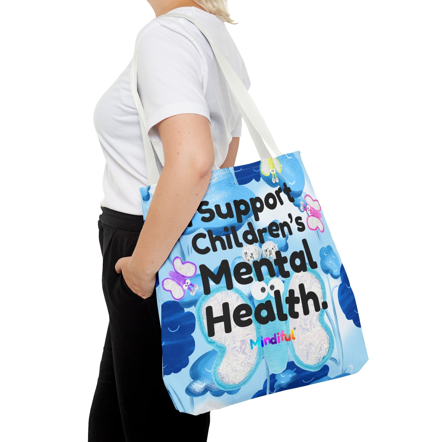 Mindiful® "I Support Children's Mental Health" Steve Tote Bag