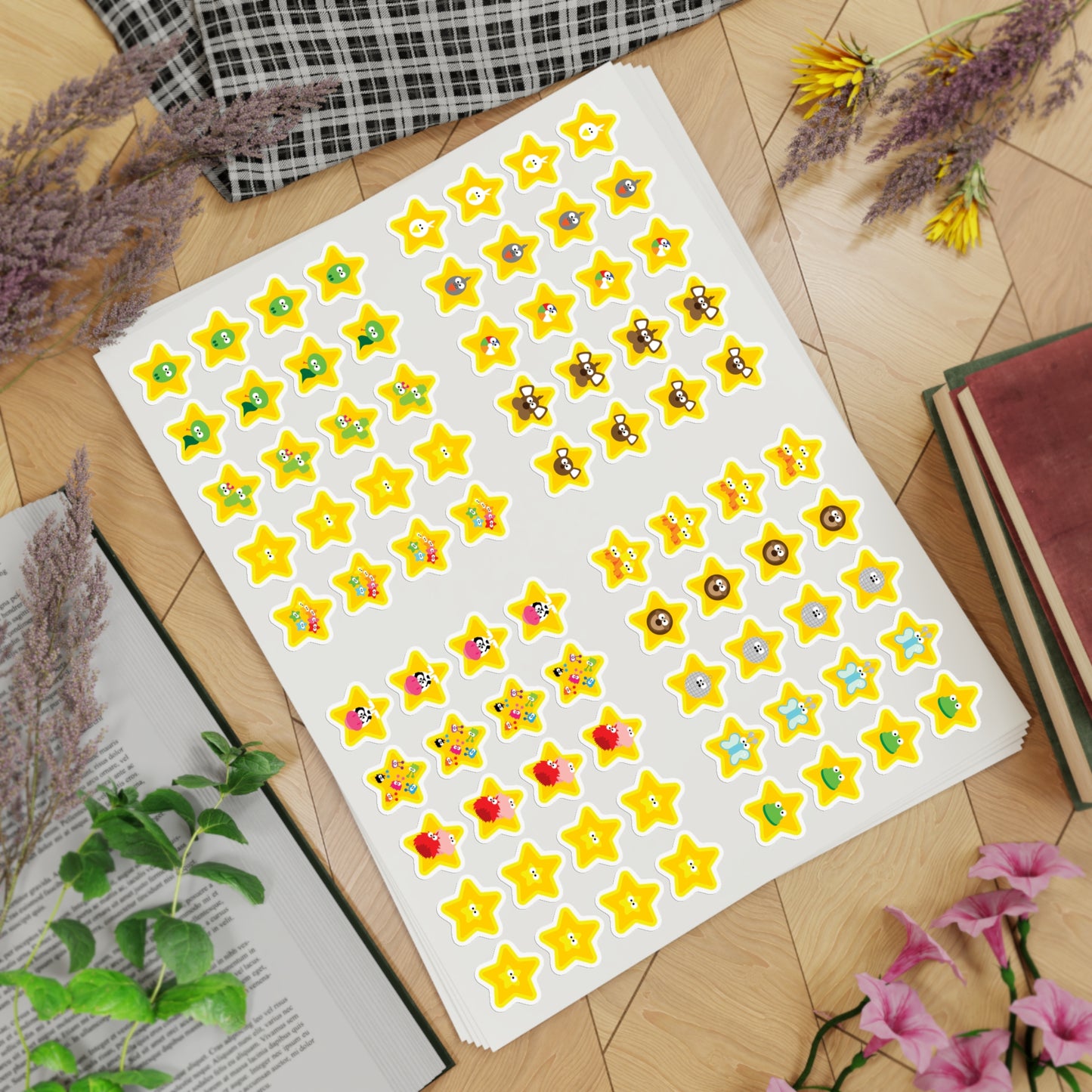 ALL CHARACTER Mindiful® Friends Star Stickers - 5 Sheets